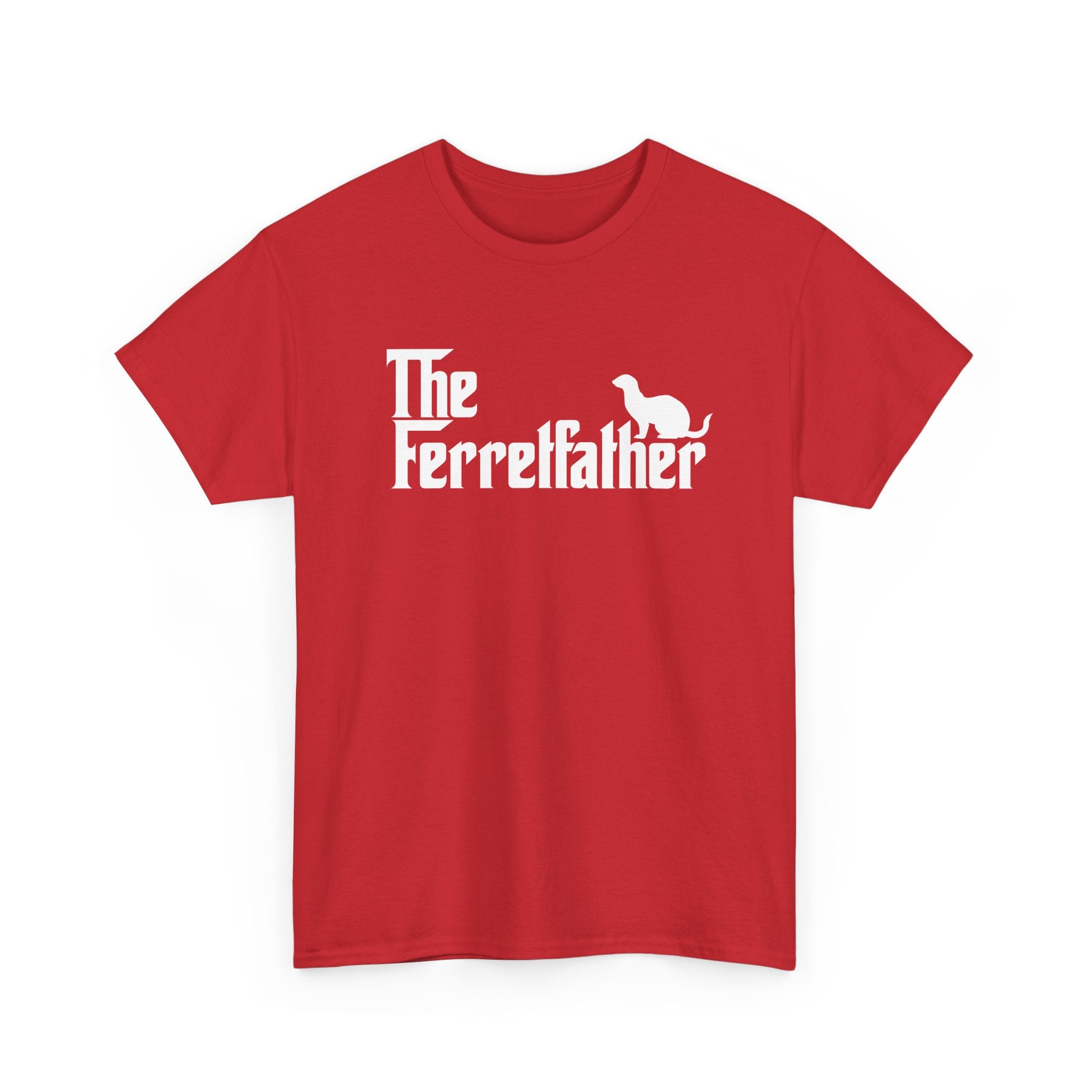 Funny Ferret Shirt The Ferretfather Ferret Dad Gift - Unisex Regular Crewneck T-Shirt