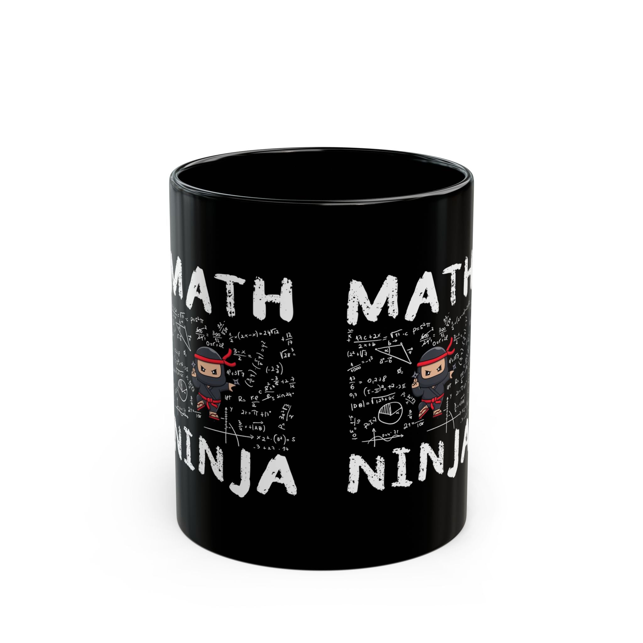 Math Ninja - Black Glossy Mug