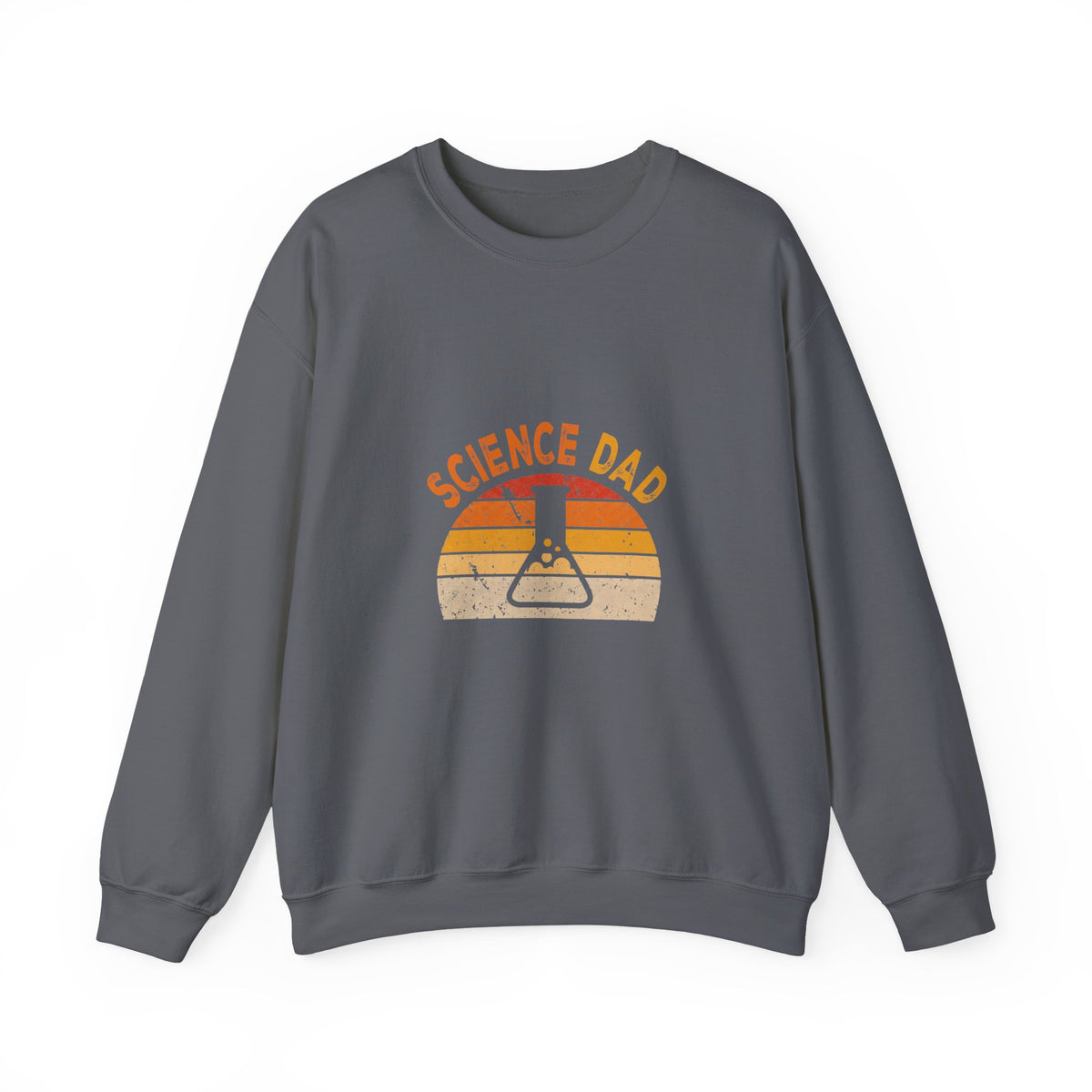 Science Dad Retro Flask Sweatshirt