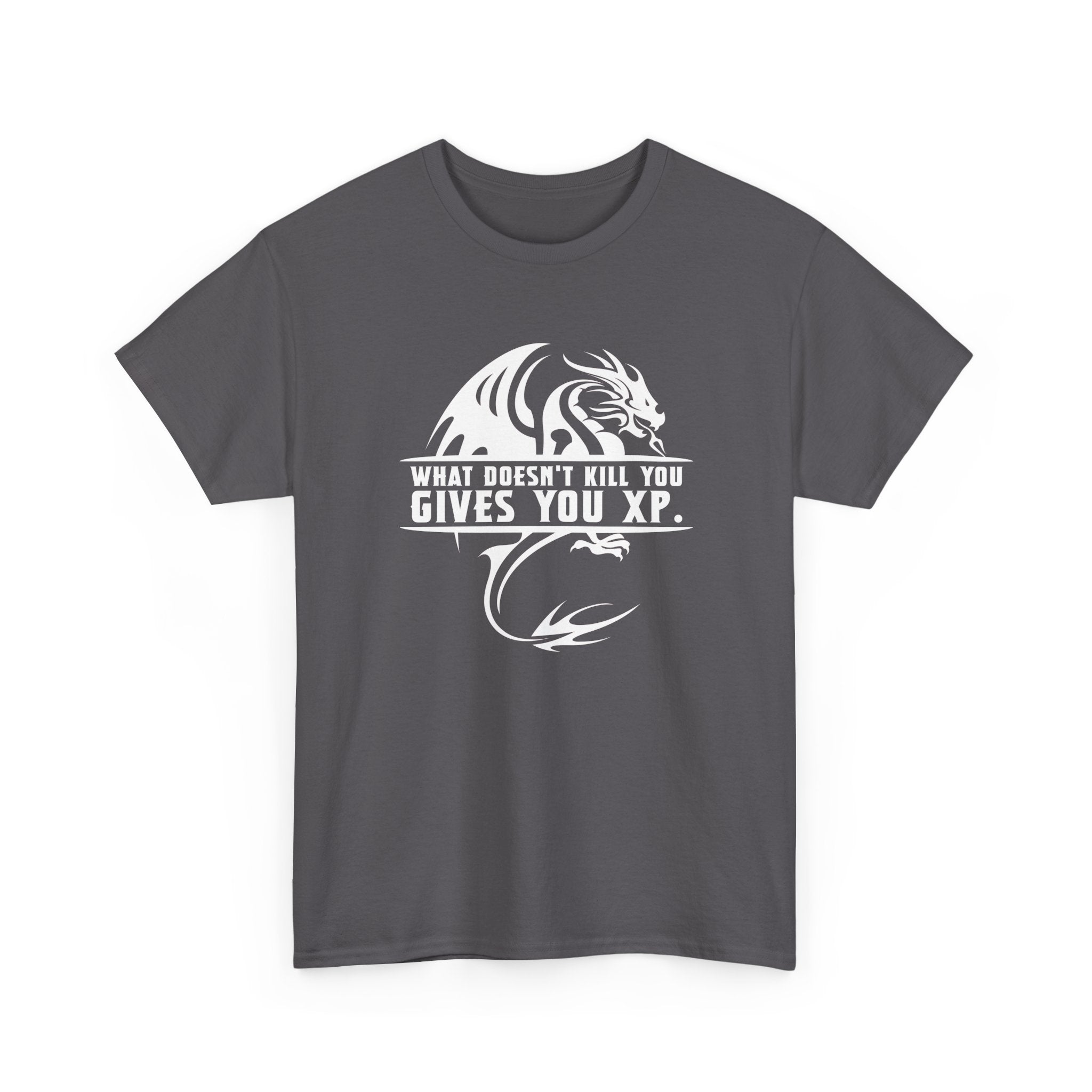 What Doesnt Kill You Gives You XP - Gamer Shirt - Regular Unisex Crewneck T-Shirt
