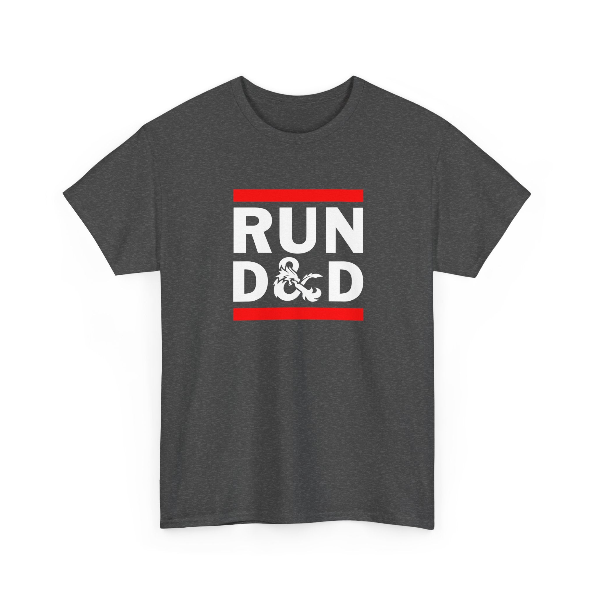RUN DnD - Geek Role Play Gamer - Regular Unisex Crewneck T-Shirt