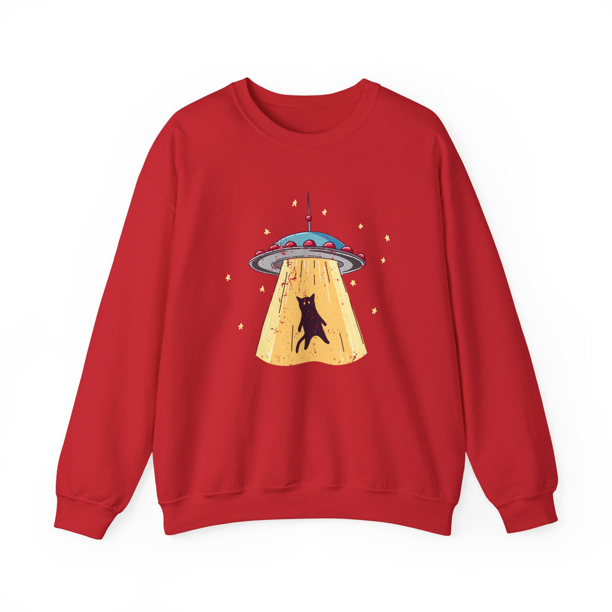 Cat UFO Abduction Sweatshirt