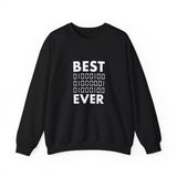Best Dad Ever In Binary Sweatshirt
