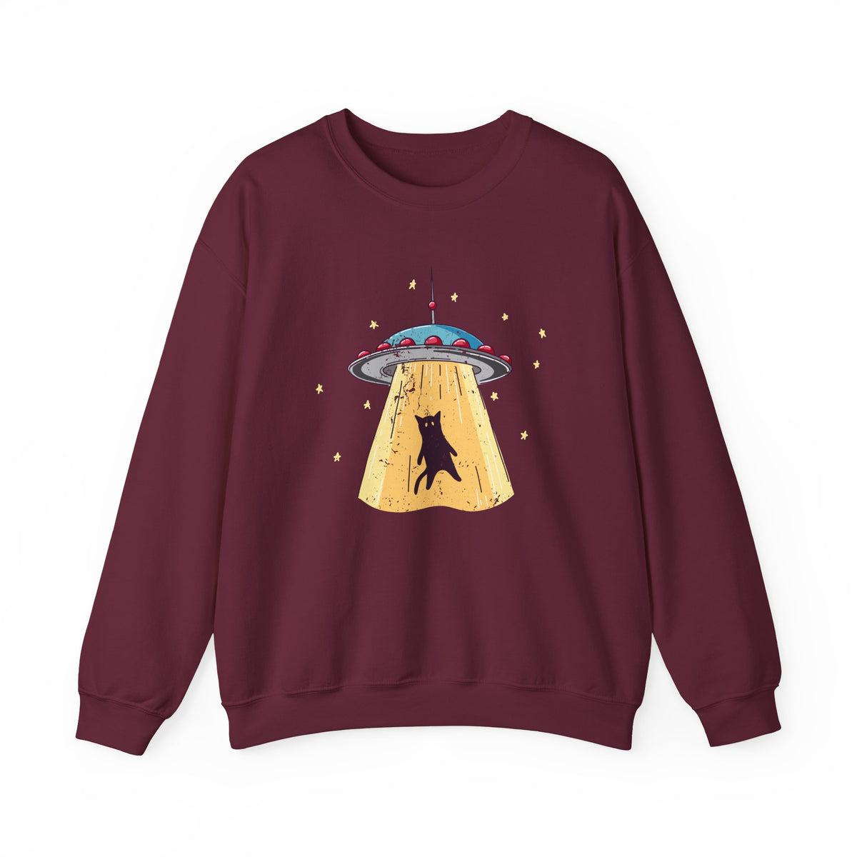 Cat UFO Abduction Sweatshirt