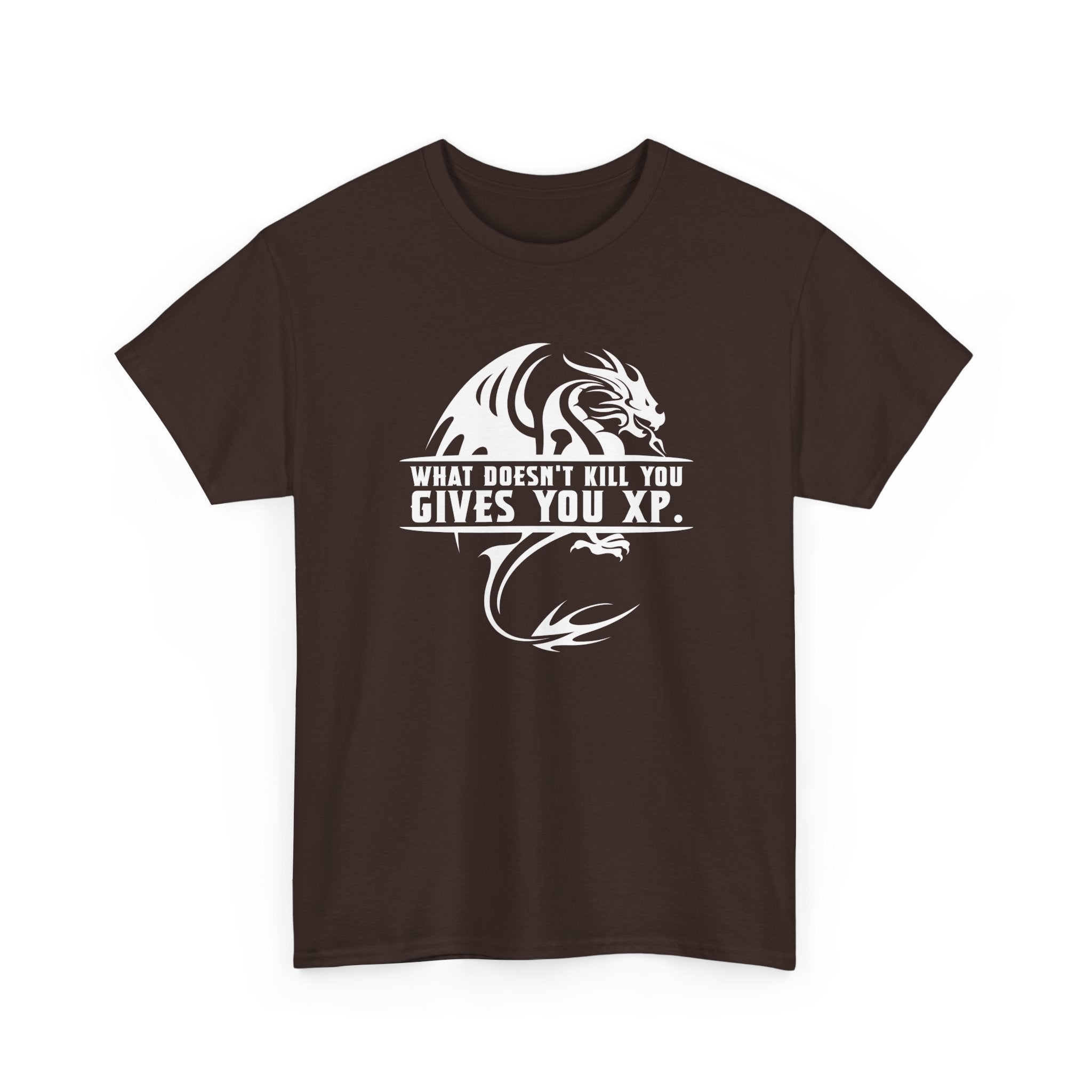 What Doesnt Kill You Gives You XP - Gamer Shirt - Regular Unisex Crewneck T-Shirt