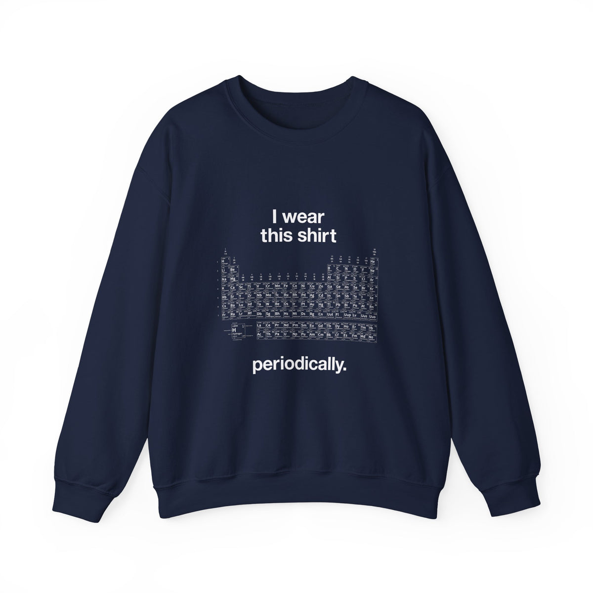 Monochrome Periodic Table Sweatshirt