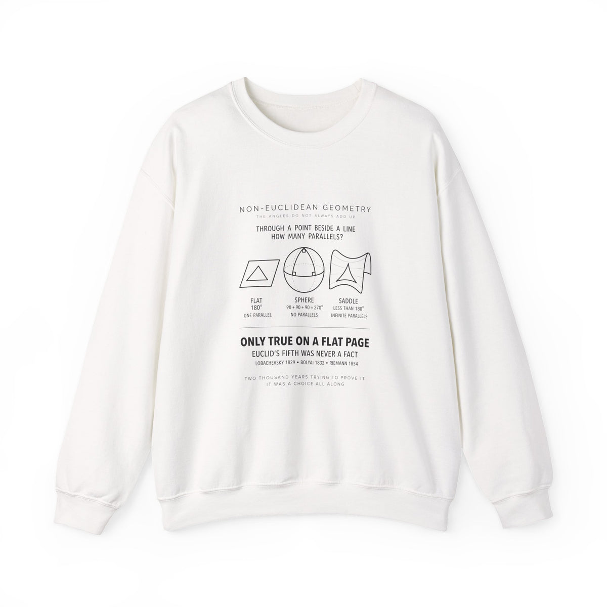 Non-Euclidean Geometry Sweatshirt