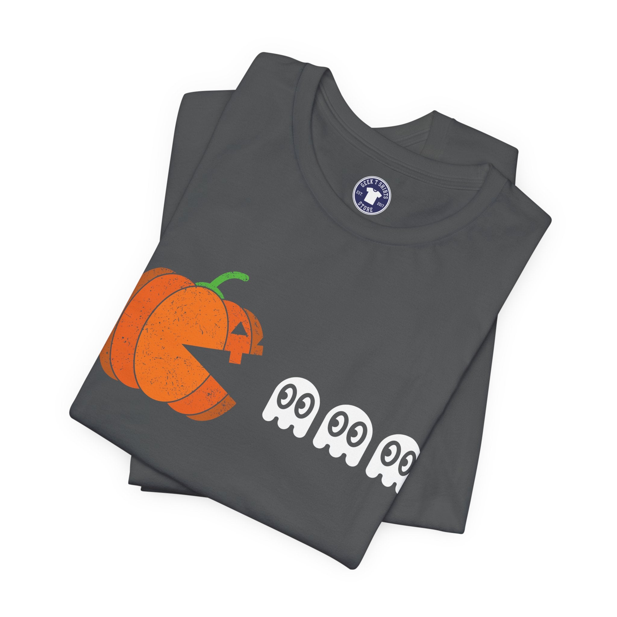 Halloween Retro Gamer - Premium Unisex Crewneck T-Shirt