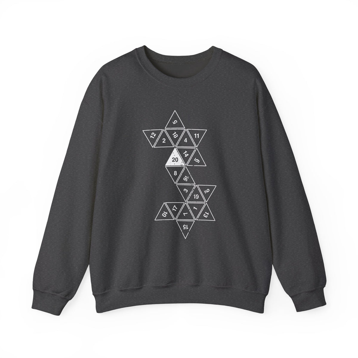 20 Sided Die Sweatshirt