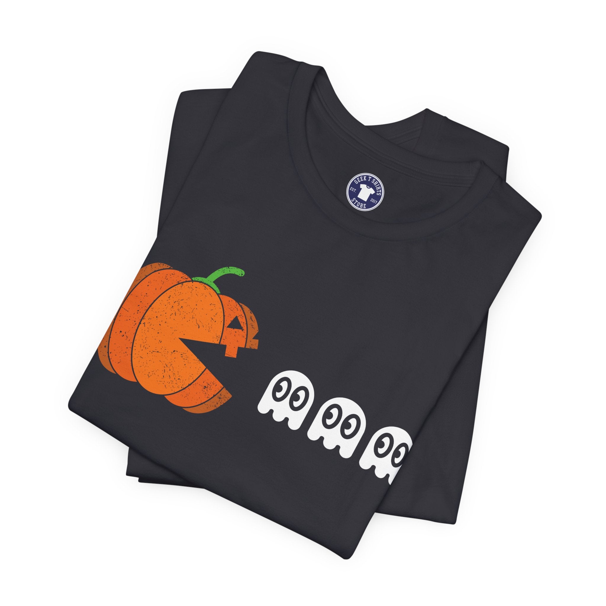 Halloween Retro Gamer - Premium Unisex Crewneck T-Shirt
