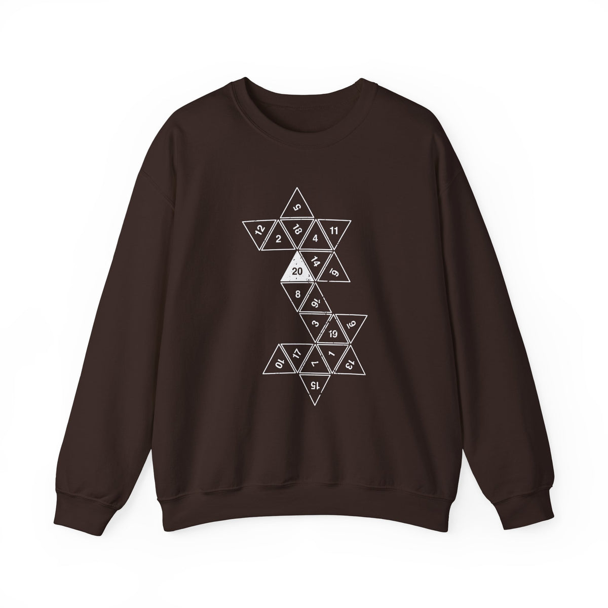 20 Sided Die Sweatshirt