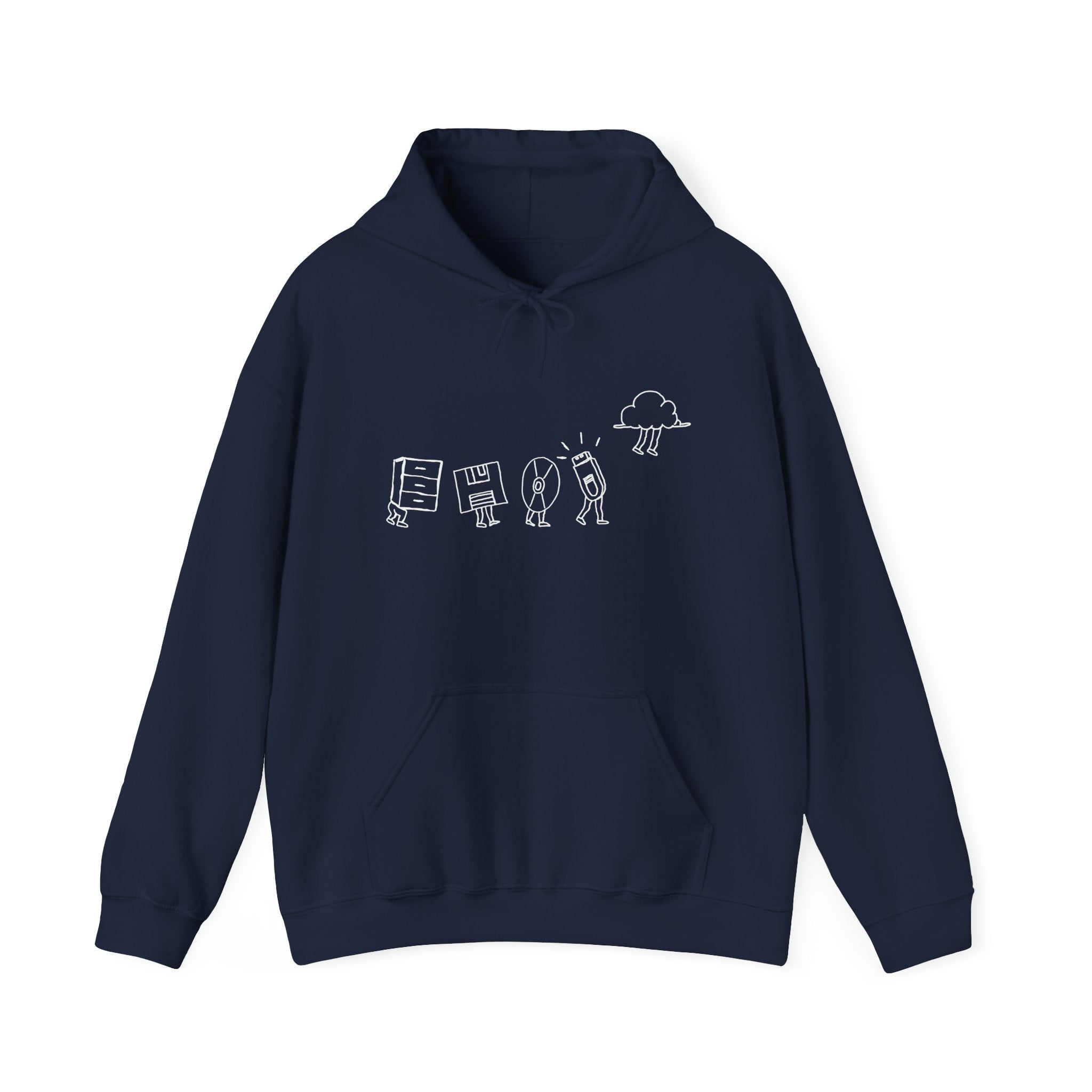 Computer Storage Evolution Cloud - IT Coding - Unisex Hooded Sweatshirt