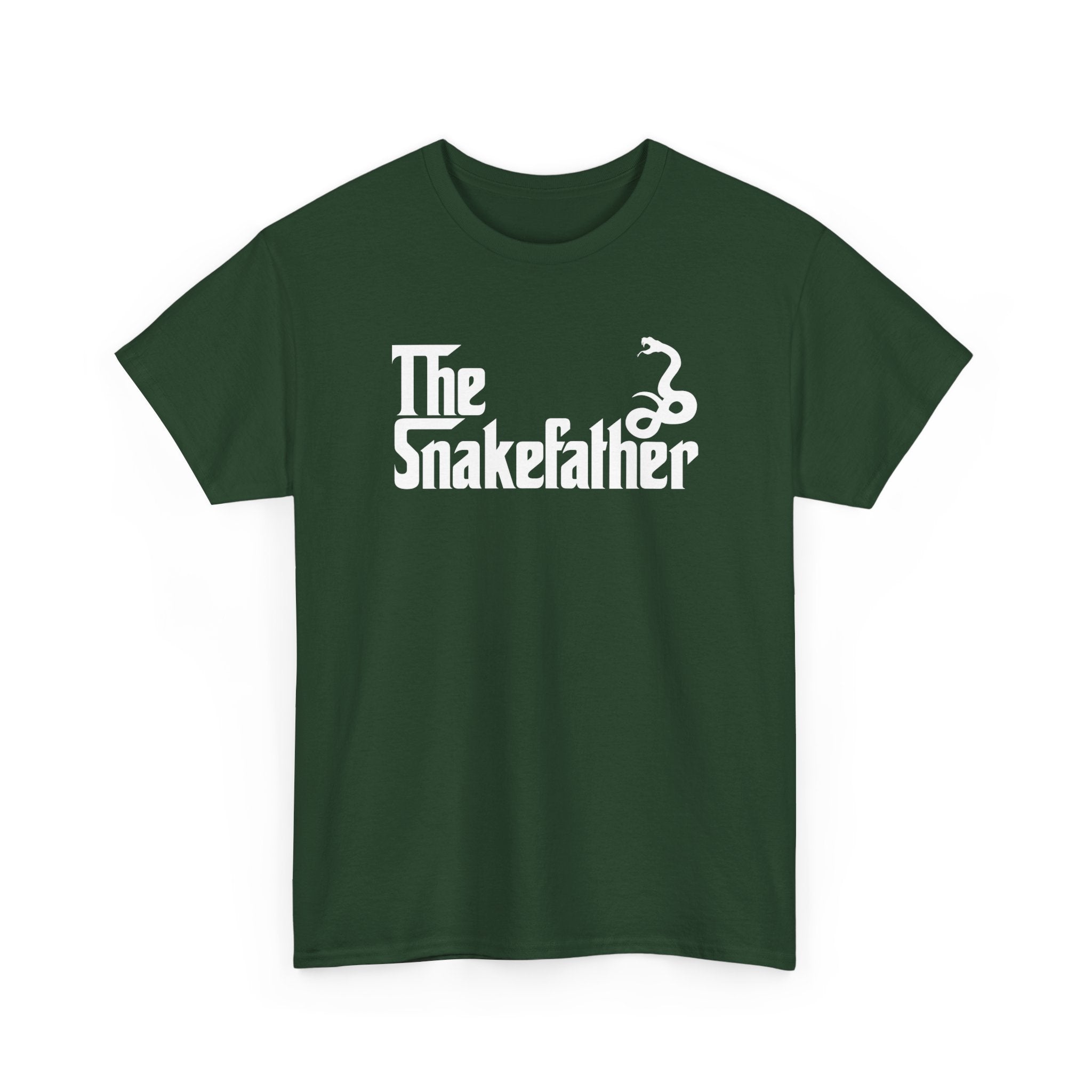 Funny Snake Owner Shirt The Snakefather Reptile Dad Gift - Unisex Regular Crewneck T-Shirt