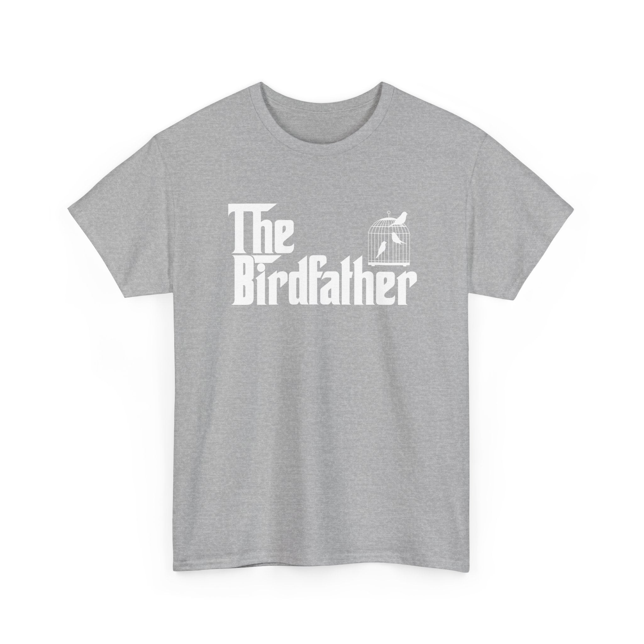 Funny Bird Owner Shirt The Birdfather Bird Dad Gift - Unisex Regular Crewneck T-Shirt