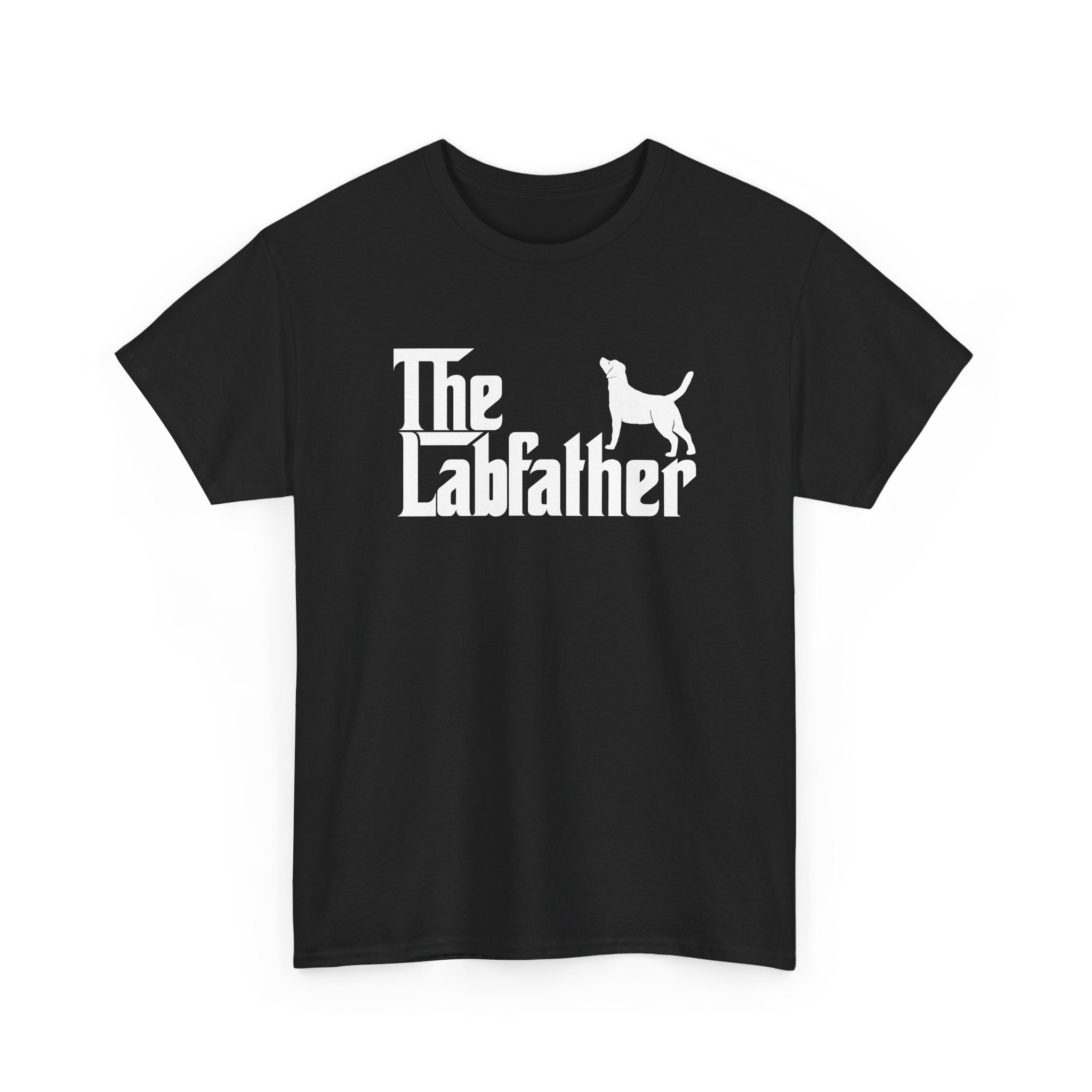 Funny Labrador Shirt The Labfather Dog Dad Gift - Unisex Regular Crewneck T-Shirt
