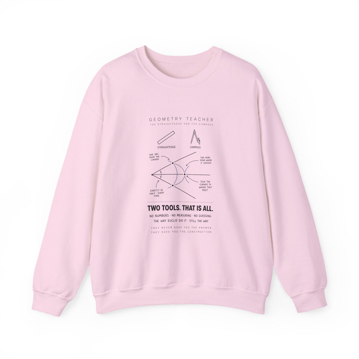 Geometry Teacher: The Construction Sweatshirt
