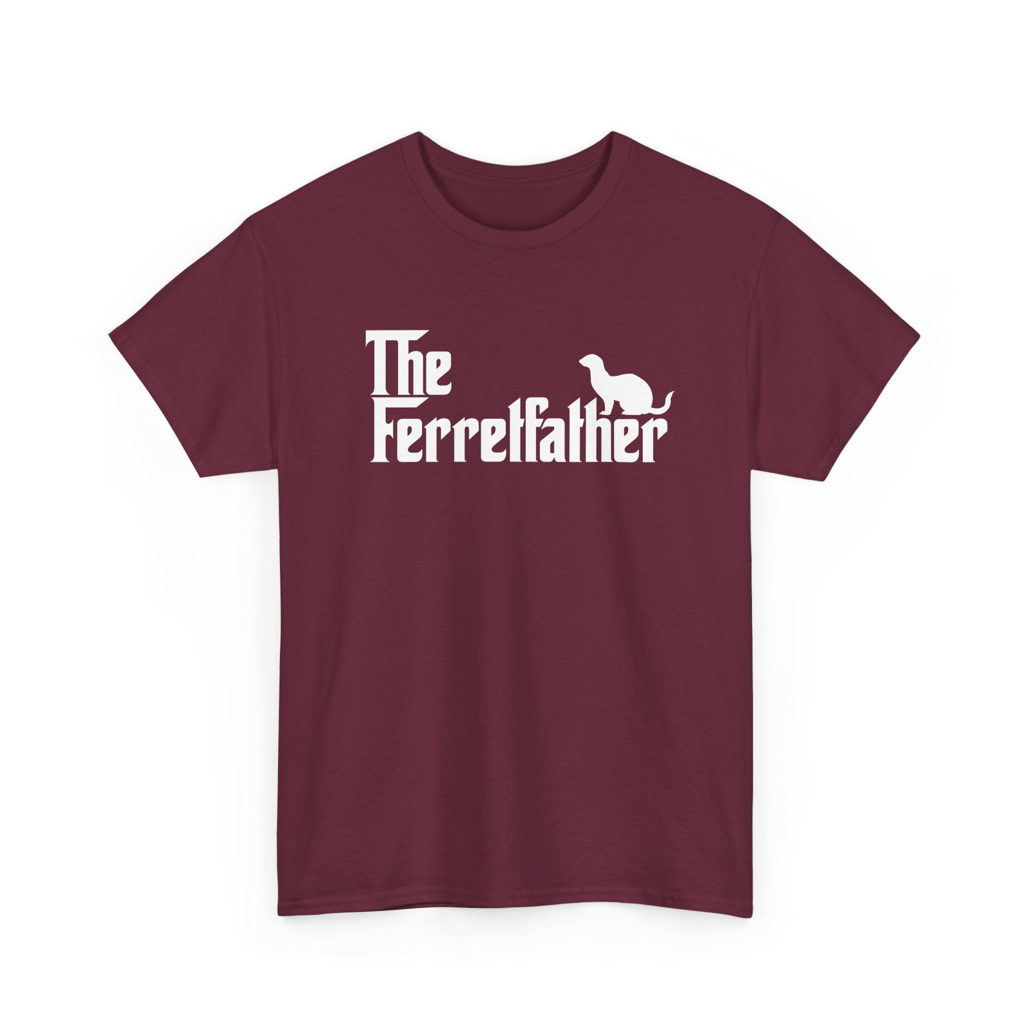 Funny Ferret Shirt The Ferretfather Ferret Dad Gift - Unisex Regular Crewneck T-Shirt