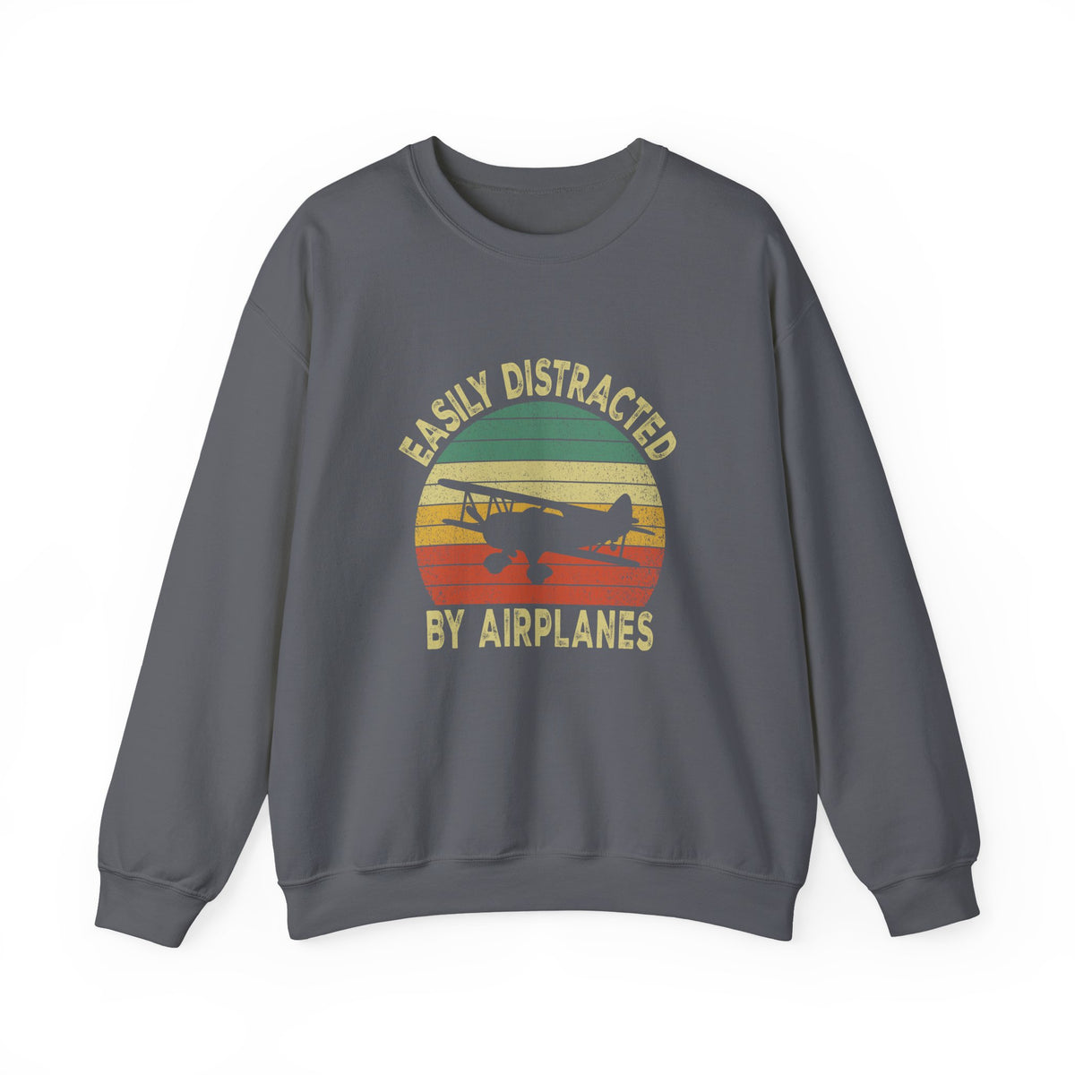 Easily Distracted By Airplanes Sweatshirt