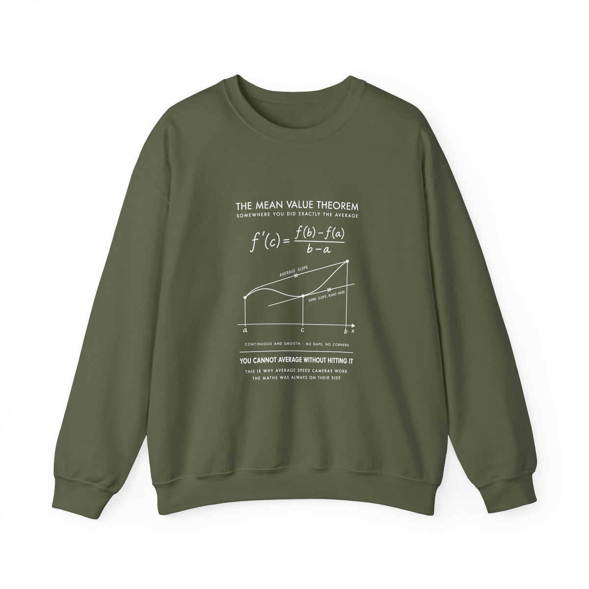 The Mean Value Theorem Sweatshirt