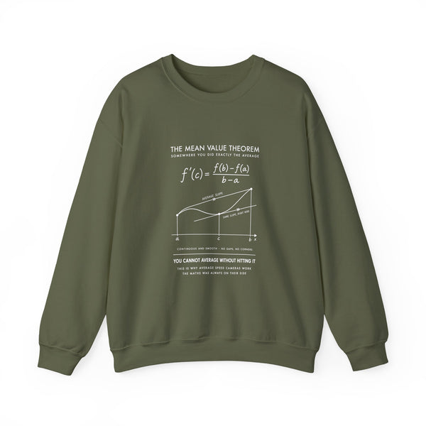 The Mean Value Theorem Sweatshirt