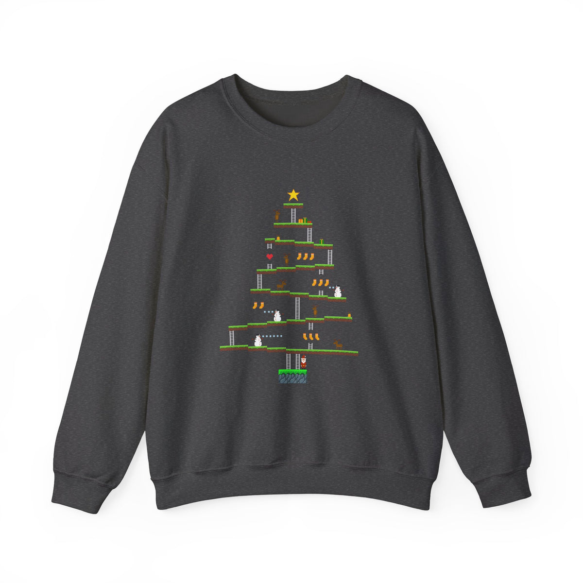 8-Bit Christmas Tree Sweatshirt