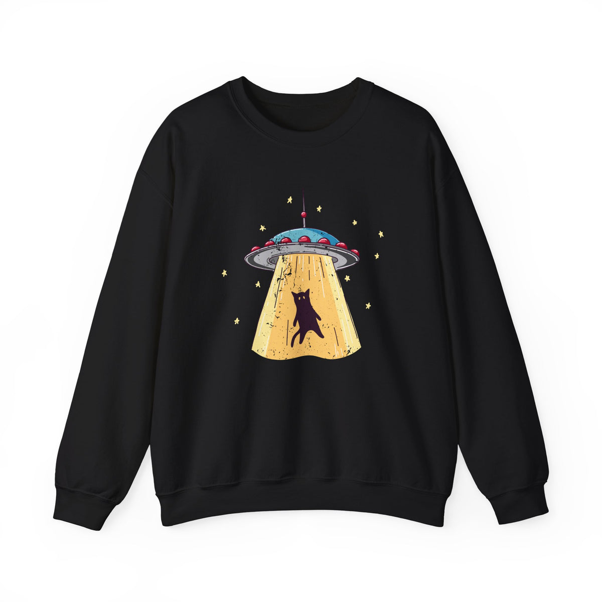 Cat UFO Abduction Sweatshirt