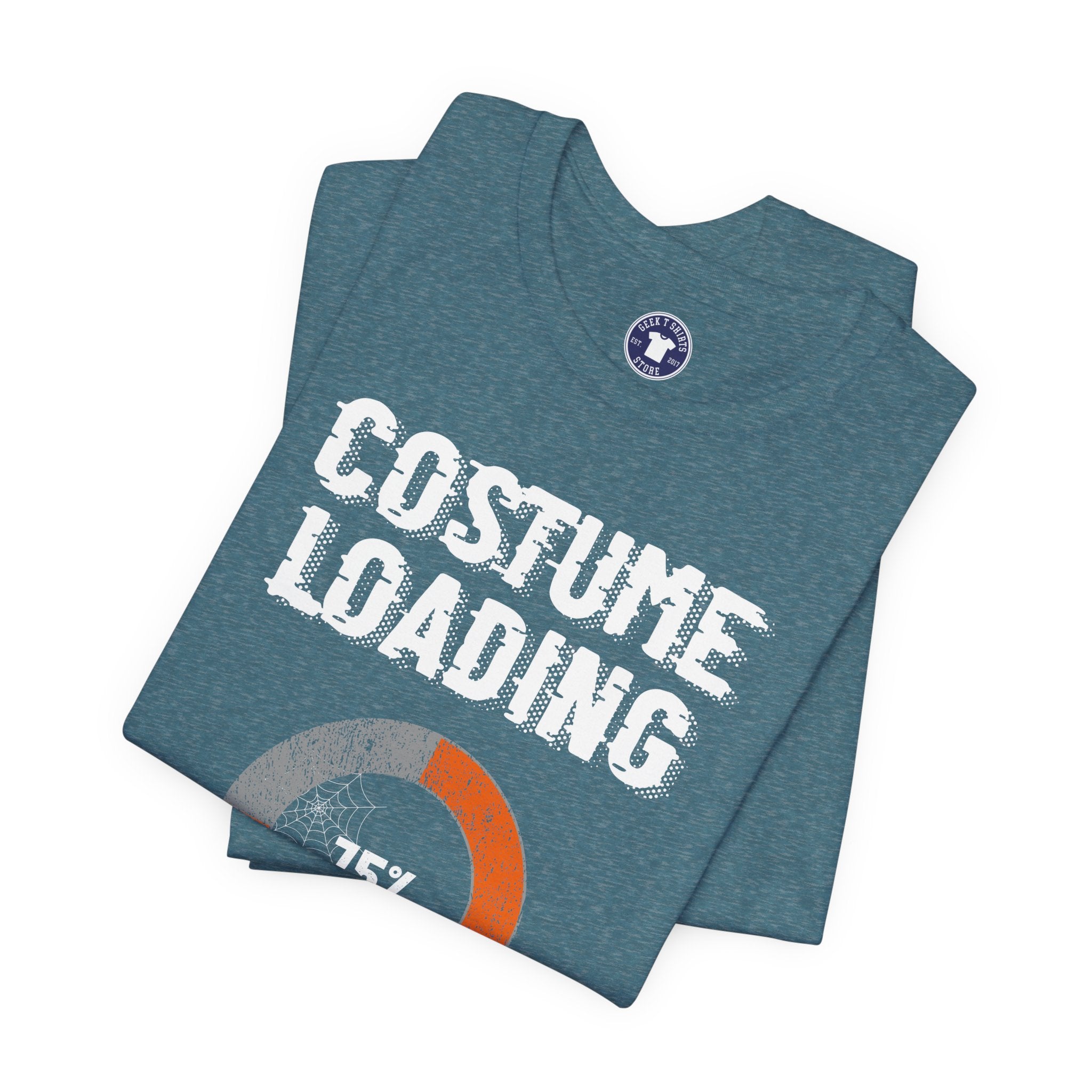 Costume Loading Funny Halloween - Premium Unisex Crewneck T-Shirt