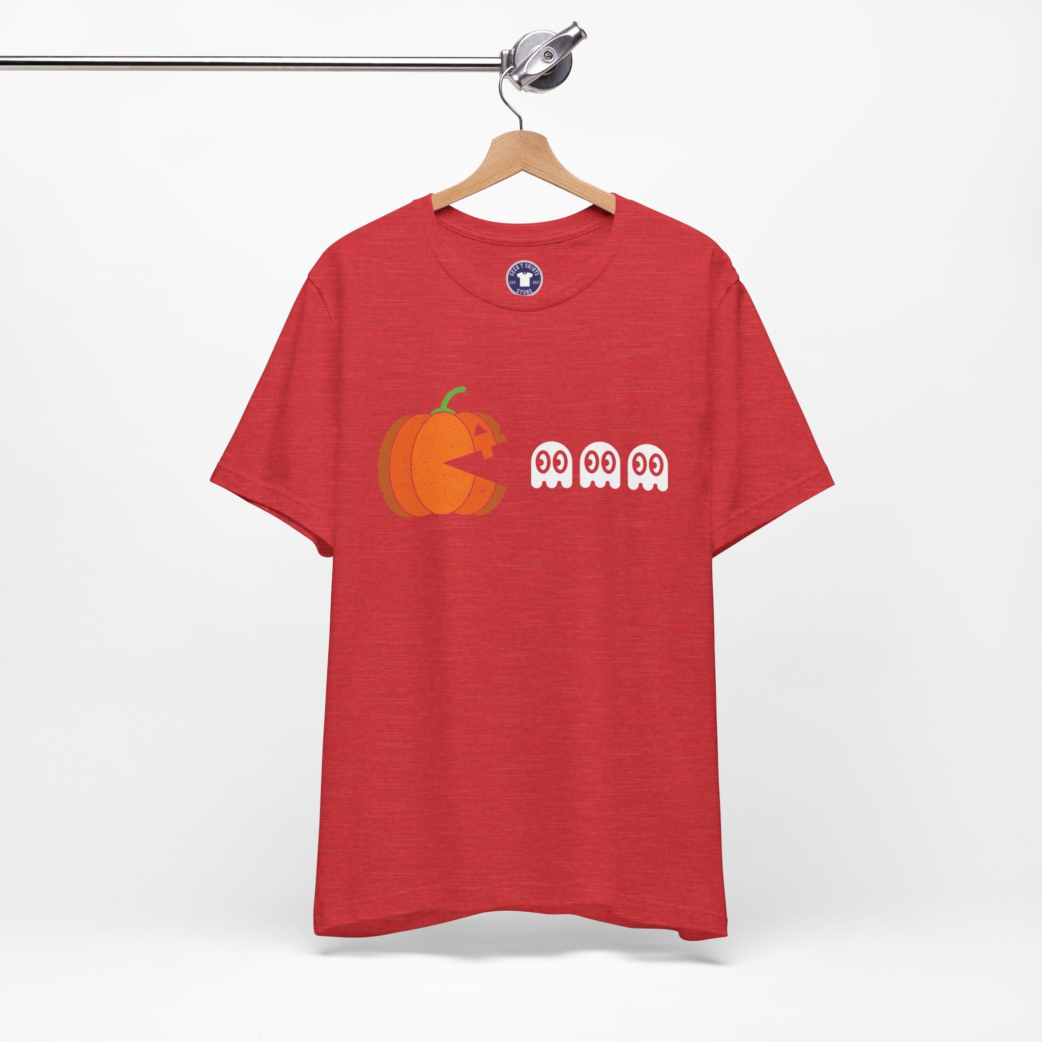 Halloween Retro Gamer - Premium Unisex Crewneck T-Shirt