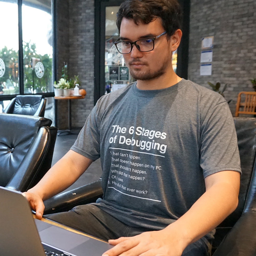 The 6 Stages Of Debugging worn