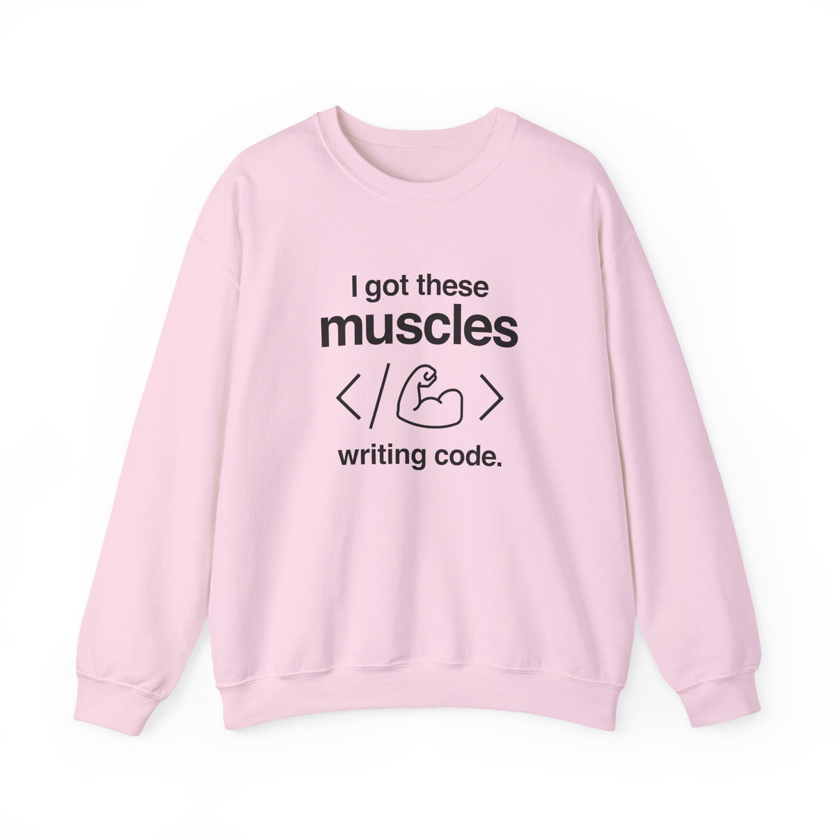 I Got These Muscles Writing Code Sweatshirt
