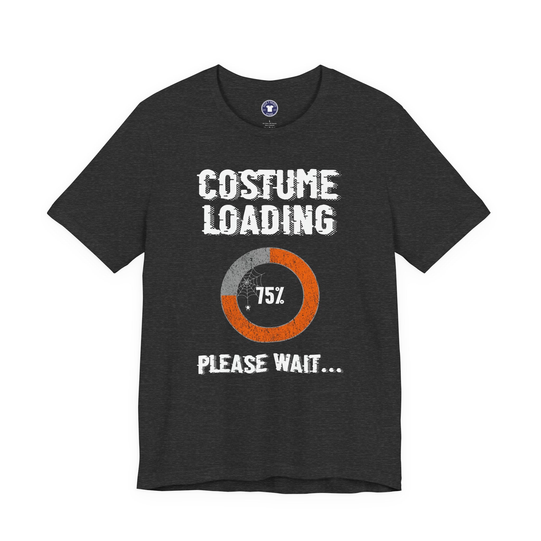 Costume Loading Funny Halloween - Premium Unisex Crewneck T-Shirt