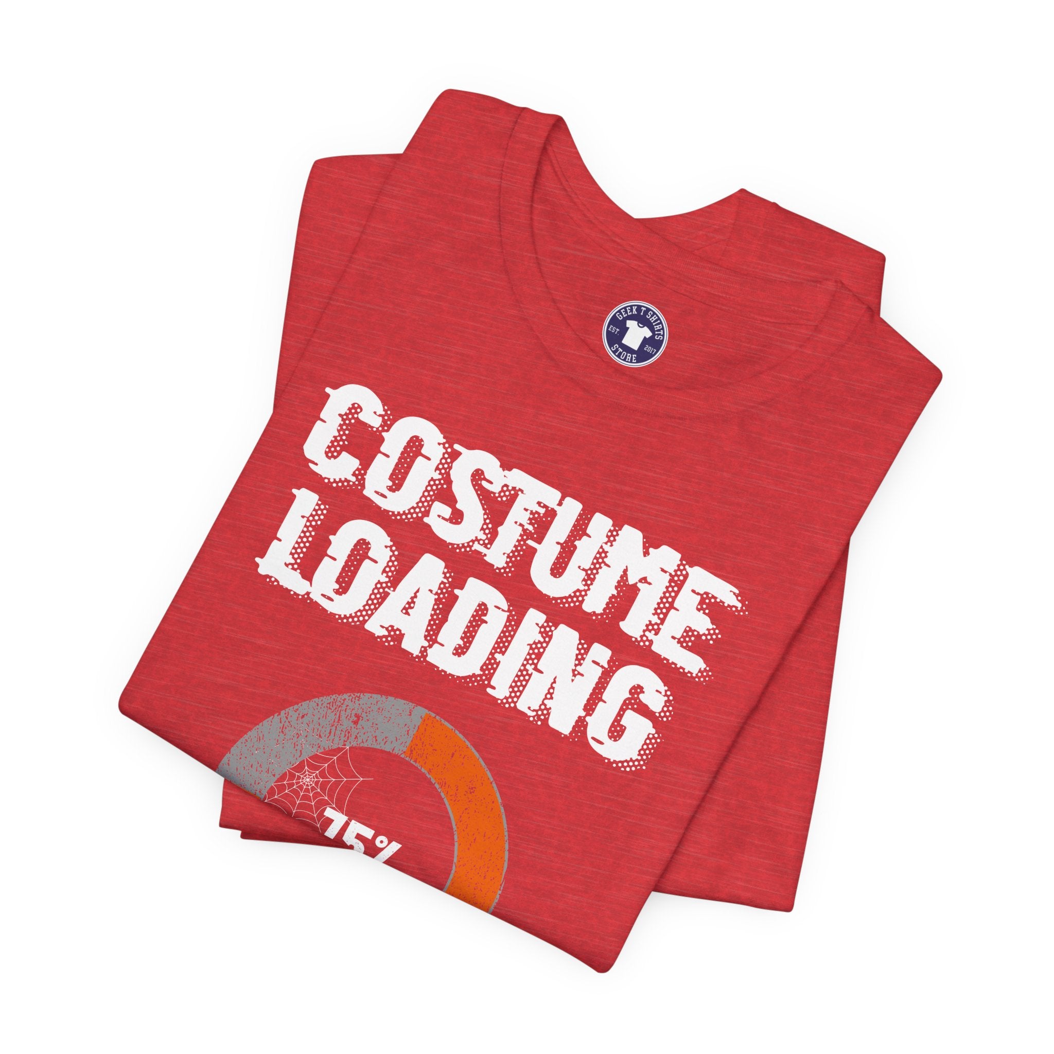 Costume Loading Funny Halloween - Premium Unisex Crewneck T-Shirt