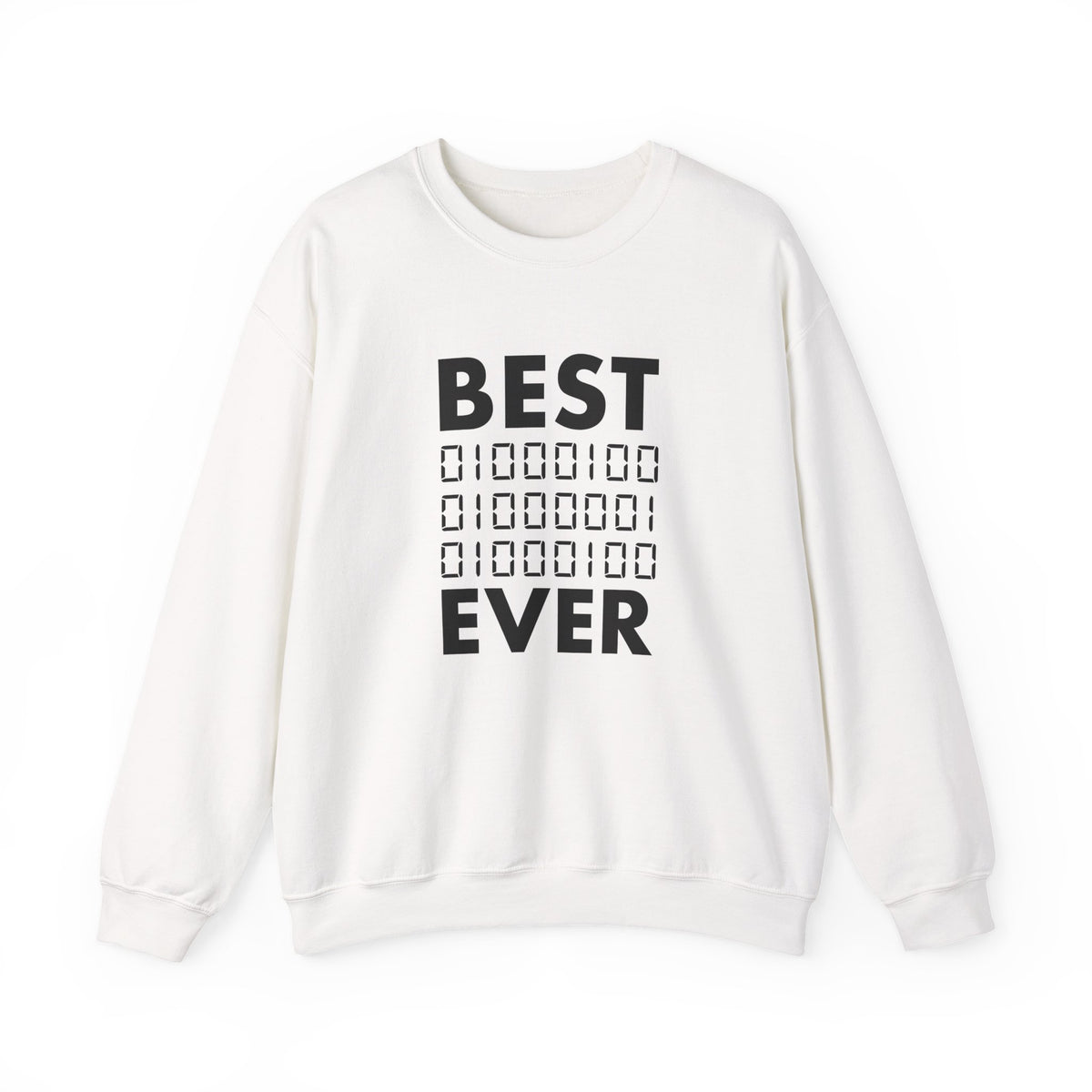 Best Dad Ever In Binary Sweatshirt