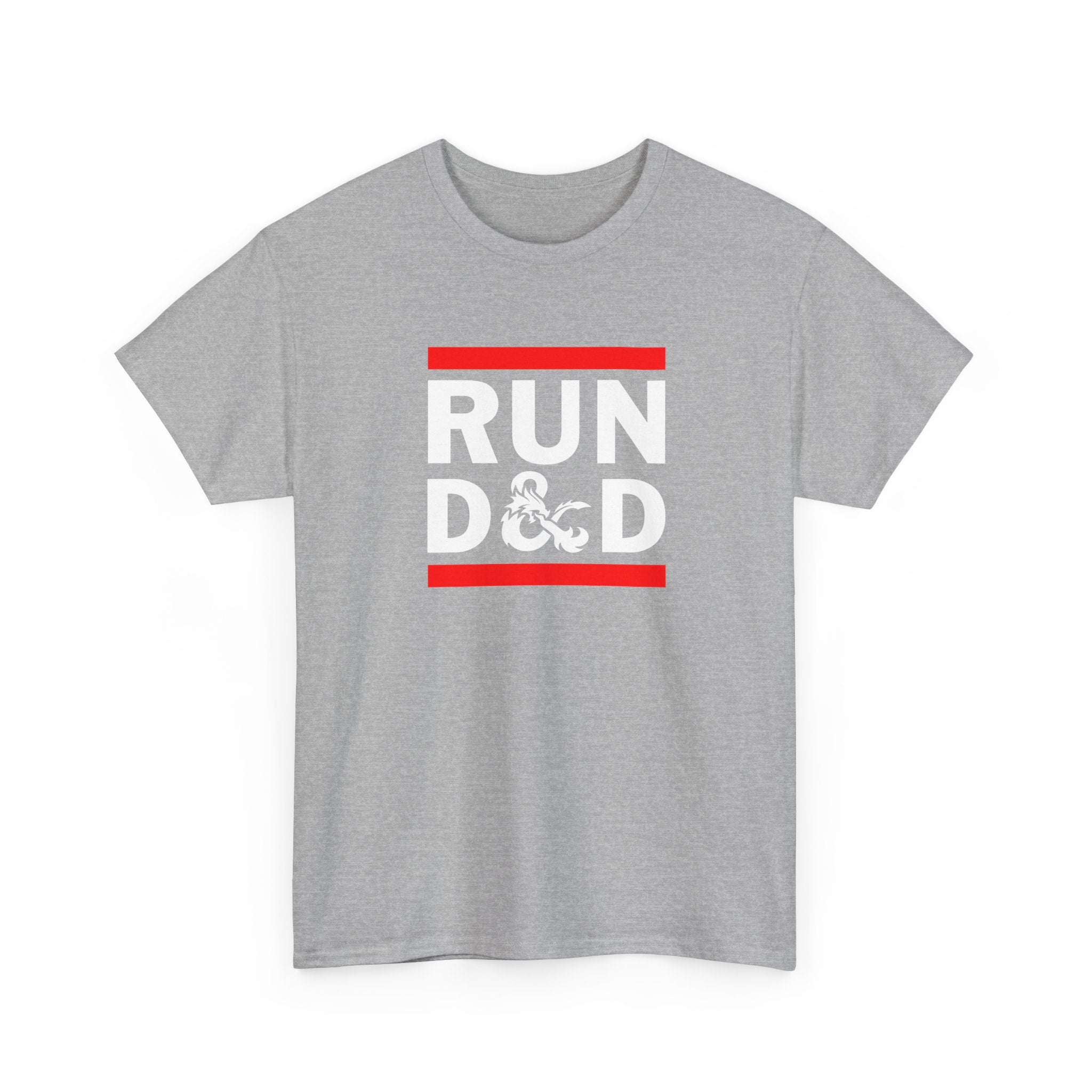 RUN DnD - Geek Role Play Gamer - Regular Unisex Crewneck T-Shirt