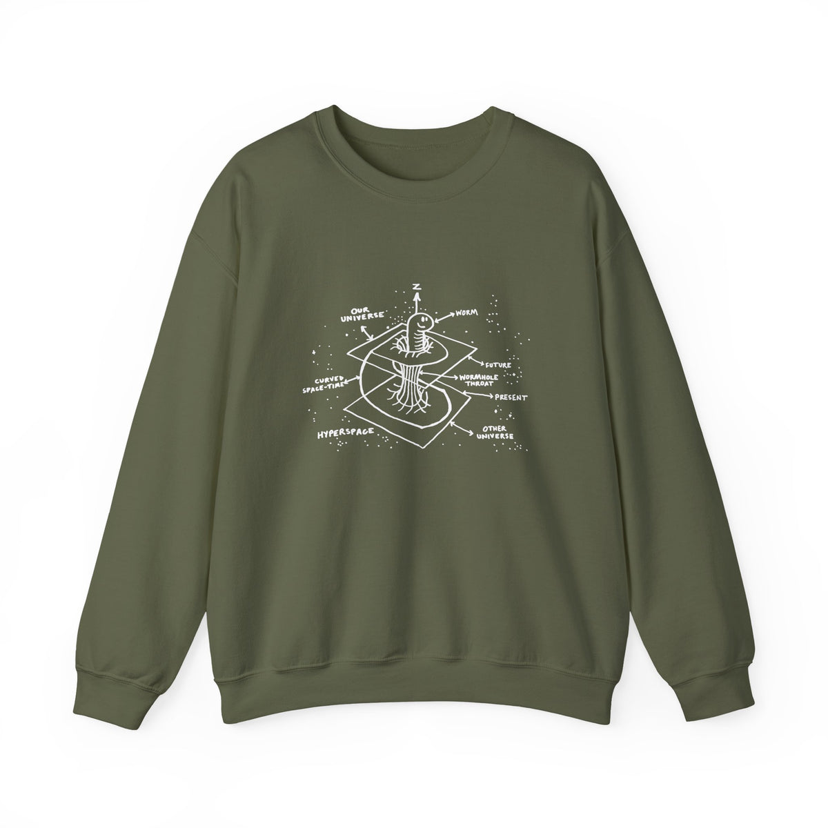 Time Warp Physics Wormhole Sweatshirt