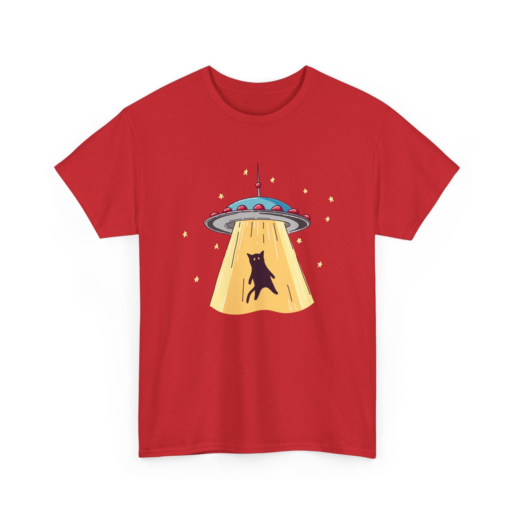 Cat Ufo Abduction - Ufo Shirt -  Unisex Regular Crewneck T-Shirt