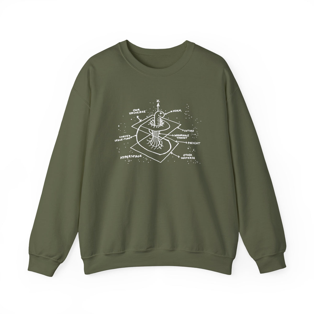 Time Warp Physics Wormhole Sweatshirt
