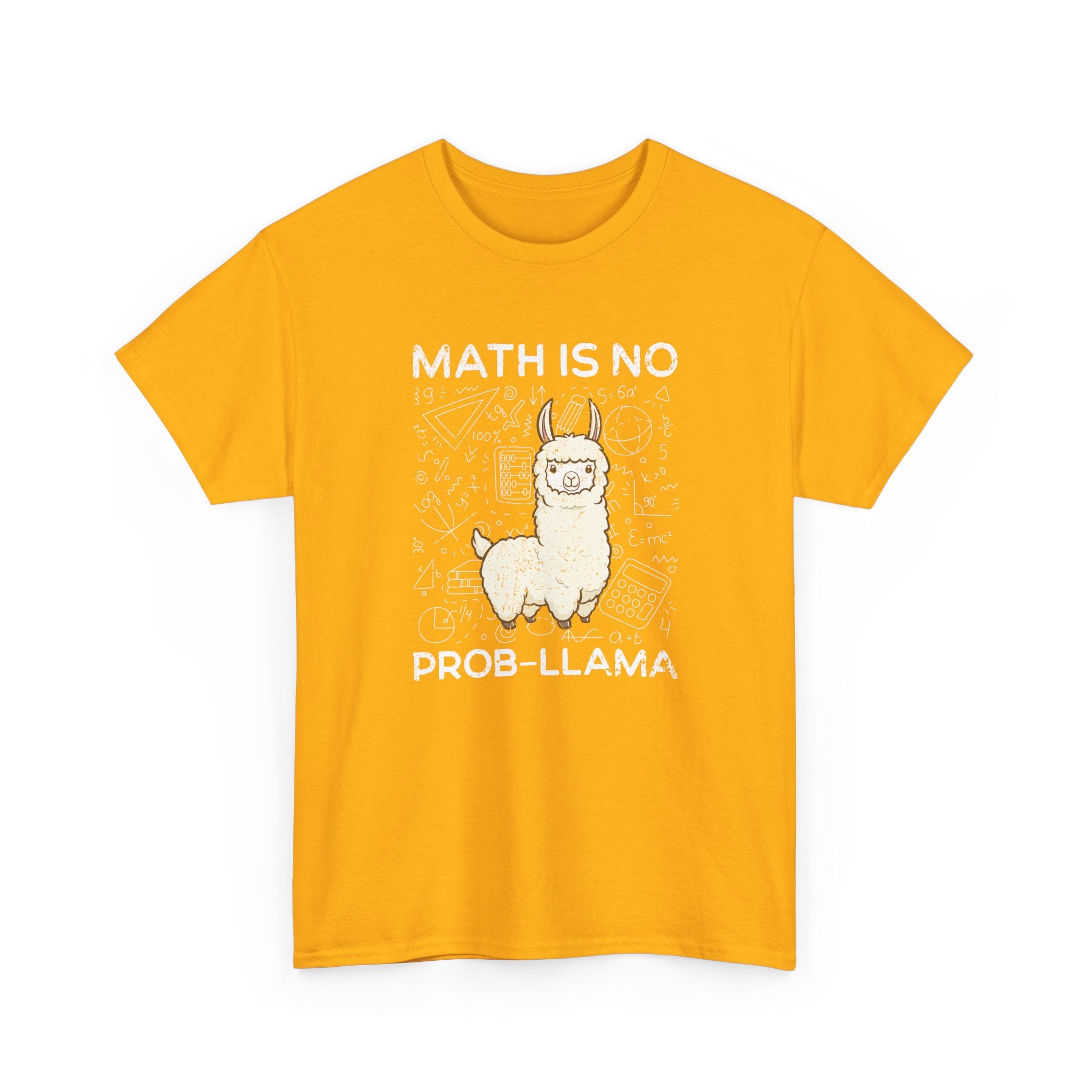 Math Is No Prob-llama - Geek Math - Regular Unisex Crewneck T-Shirt