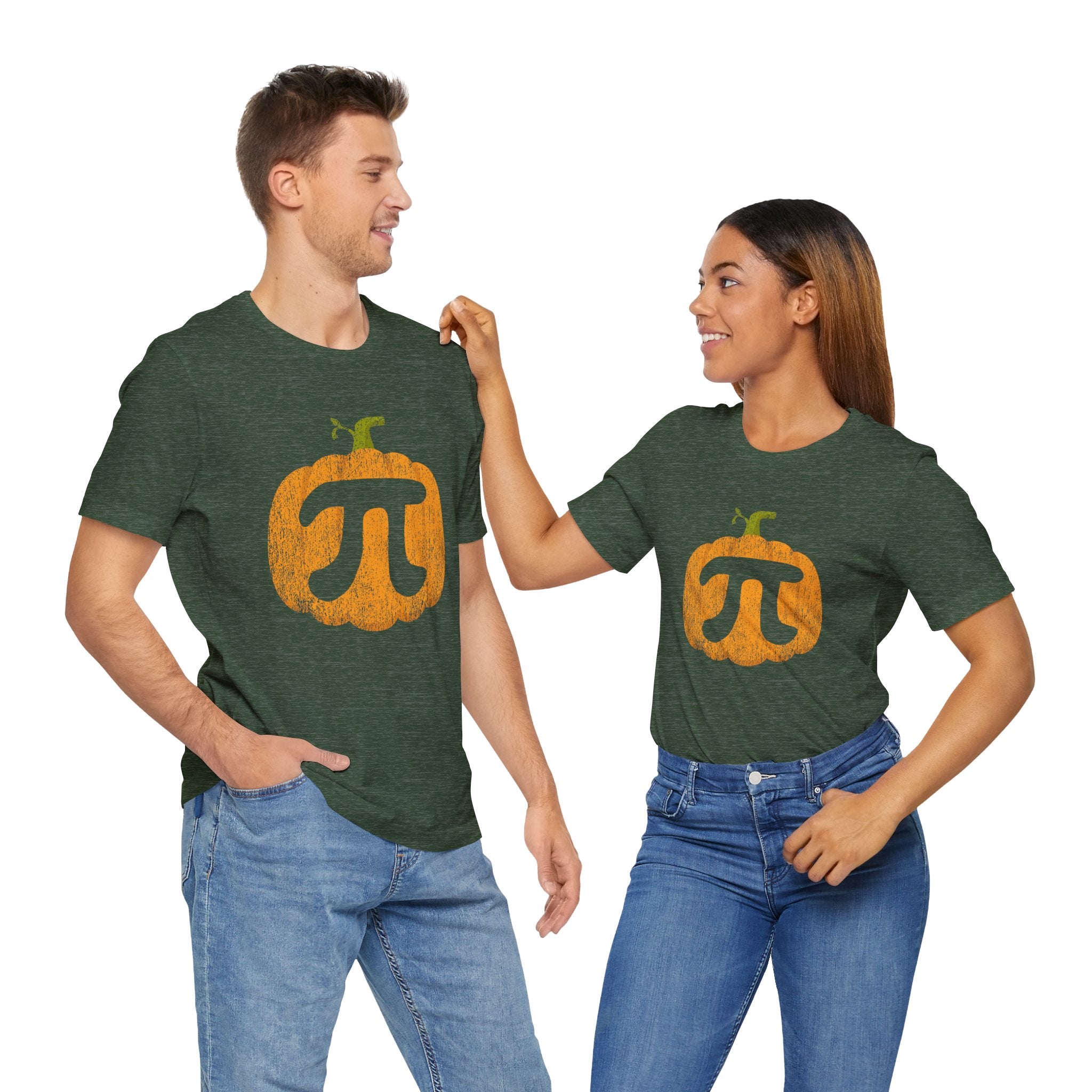 Pumpin Pii Math Halloween - Premium Unisex Crewneck T-Shirt