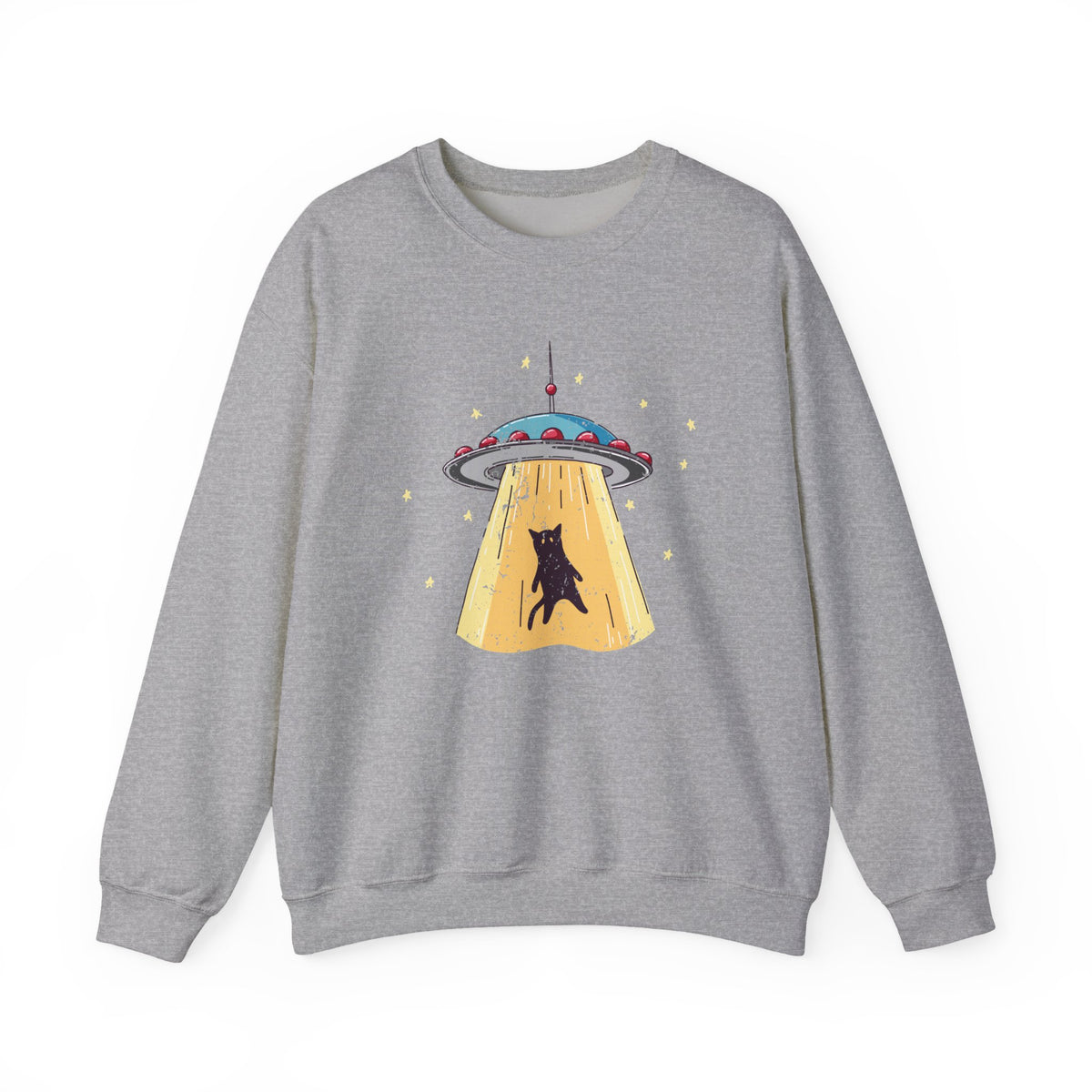 Cat UFO Abduction Sweatshirt