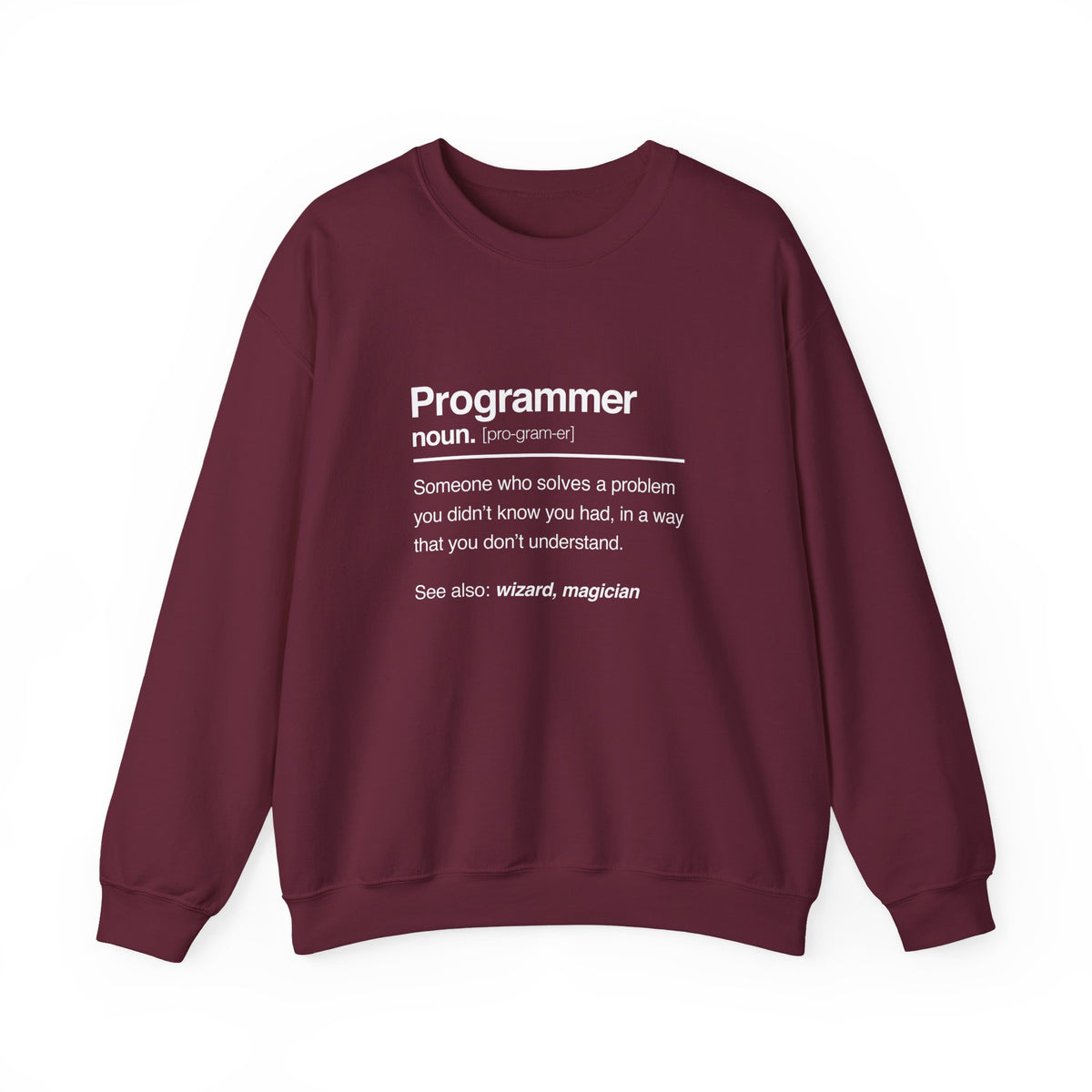 Programmer Noun Sweatshirt