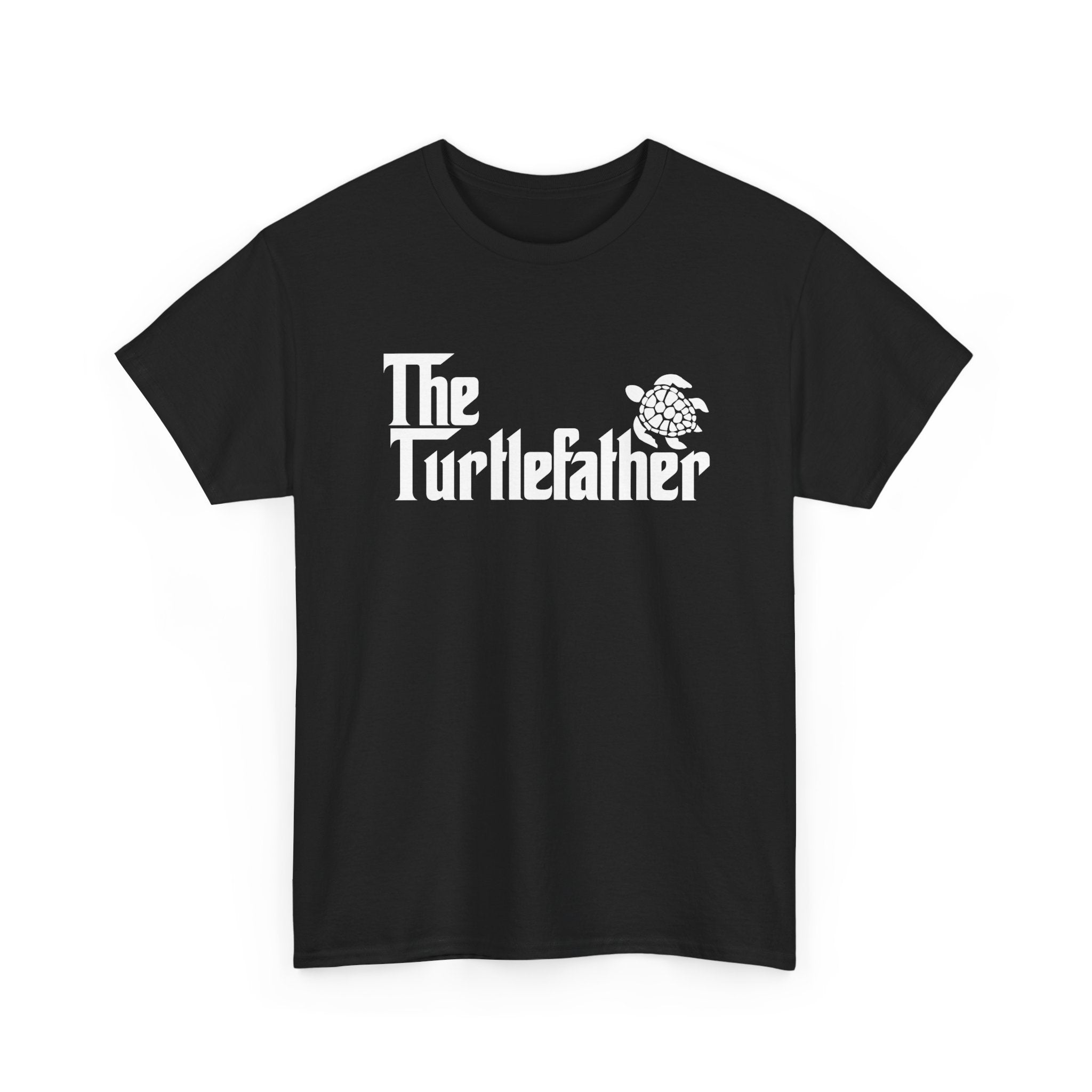 Funny Turtle Shirt The Turtlefather Turtle Dad Pet Turtle Lover Gift - Unisex Regular Crewneck T-Shirt