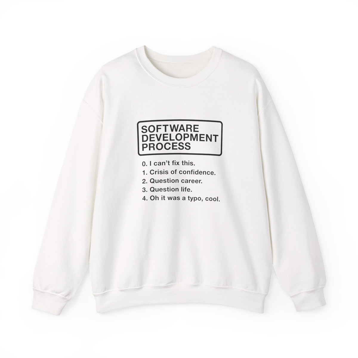 Software Development Process Sweatshirt