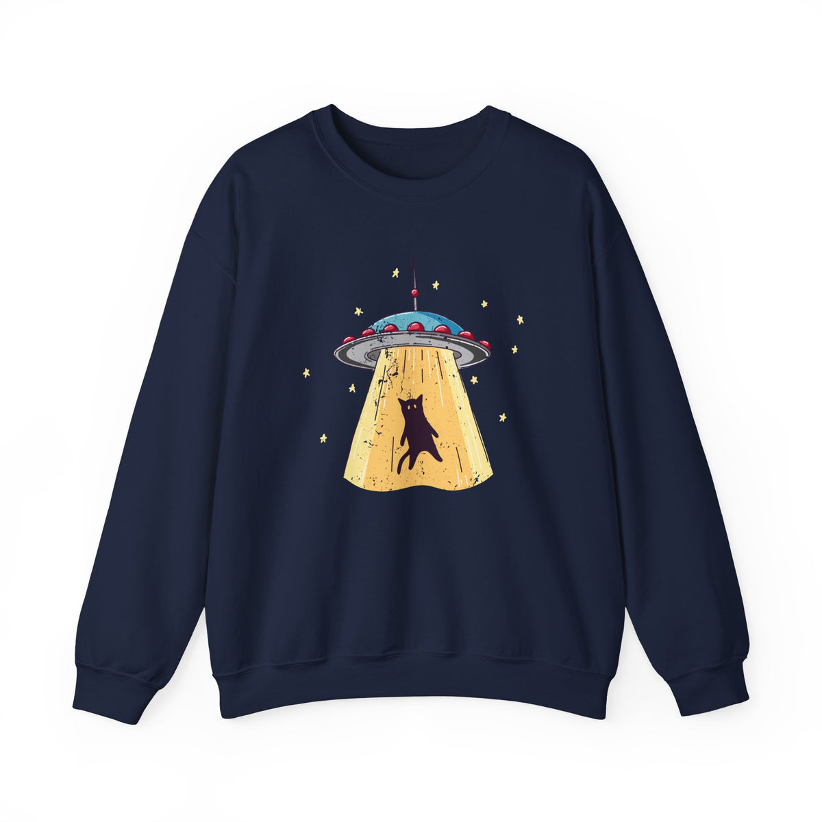 Cat UFO Abduction Sweatshirt