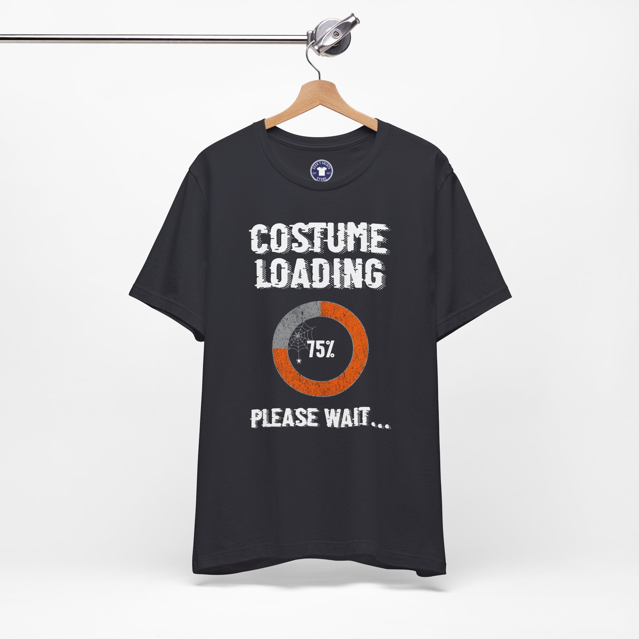Costume Loading Funny Halloween - Premium Unisex Crewneck T-Shirt