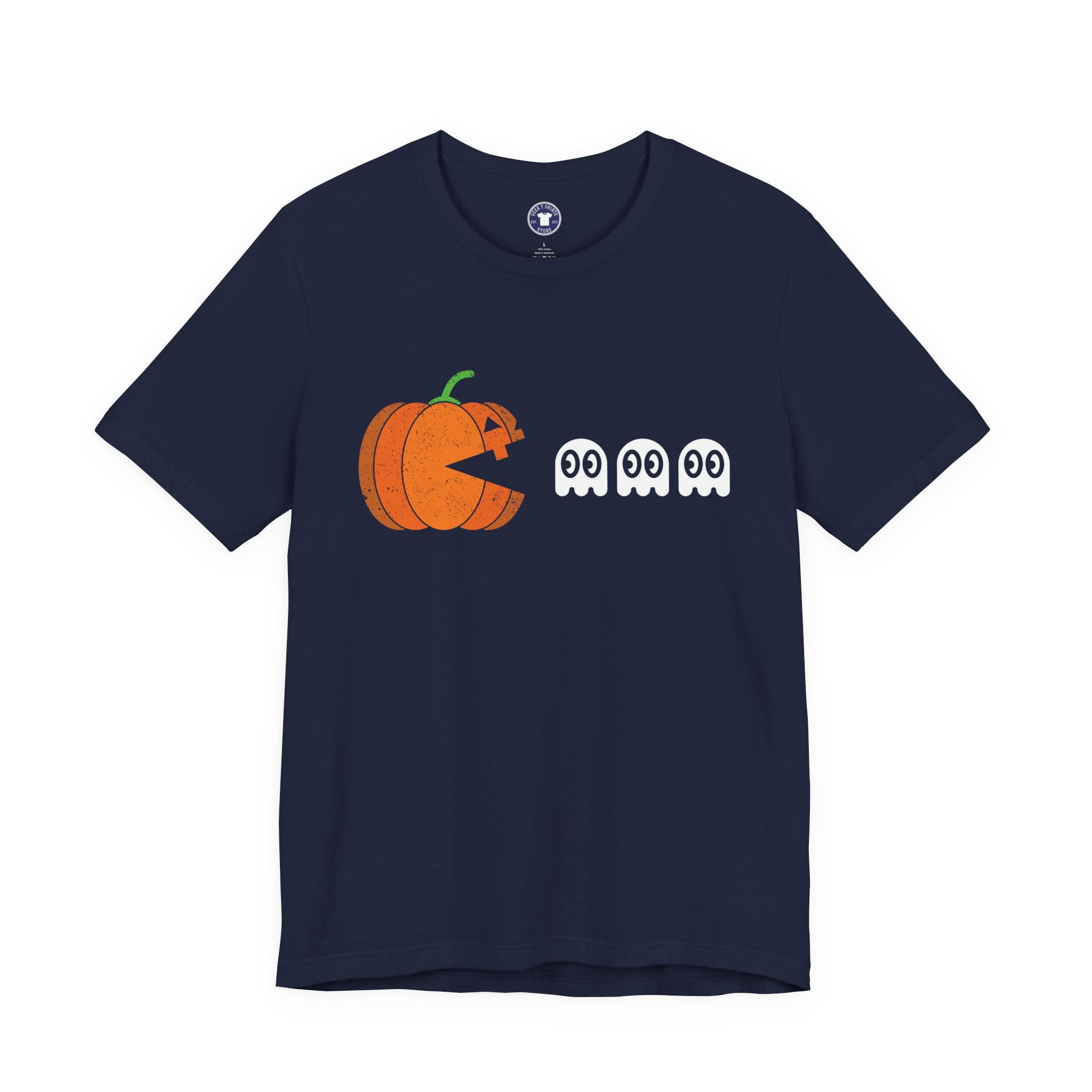 Halloween Retro Gamer - Premium Unisex Crewneck T-Shirt