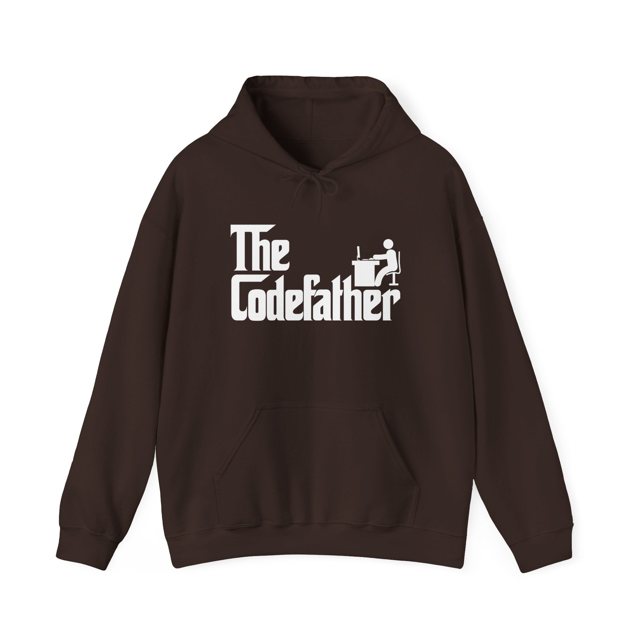The Code Father - Programmer Coder Dad - Unisex Hooded Sweatshirt