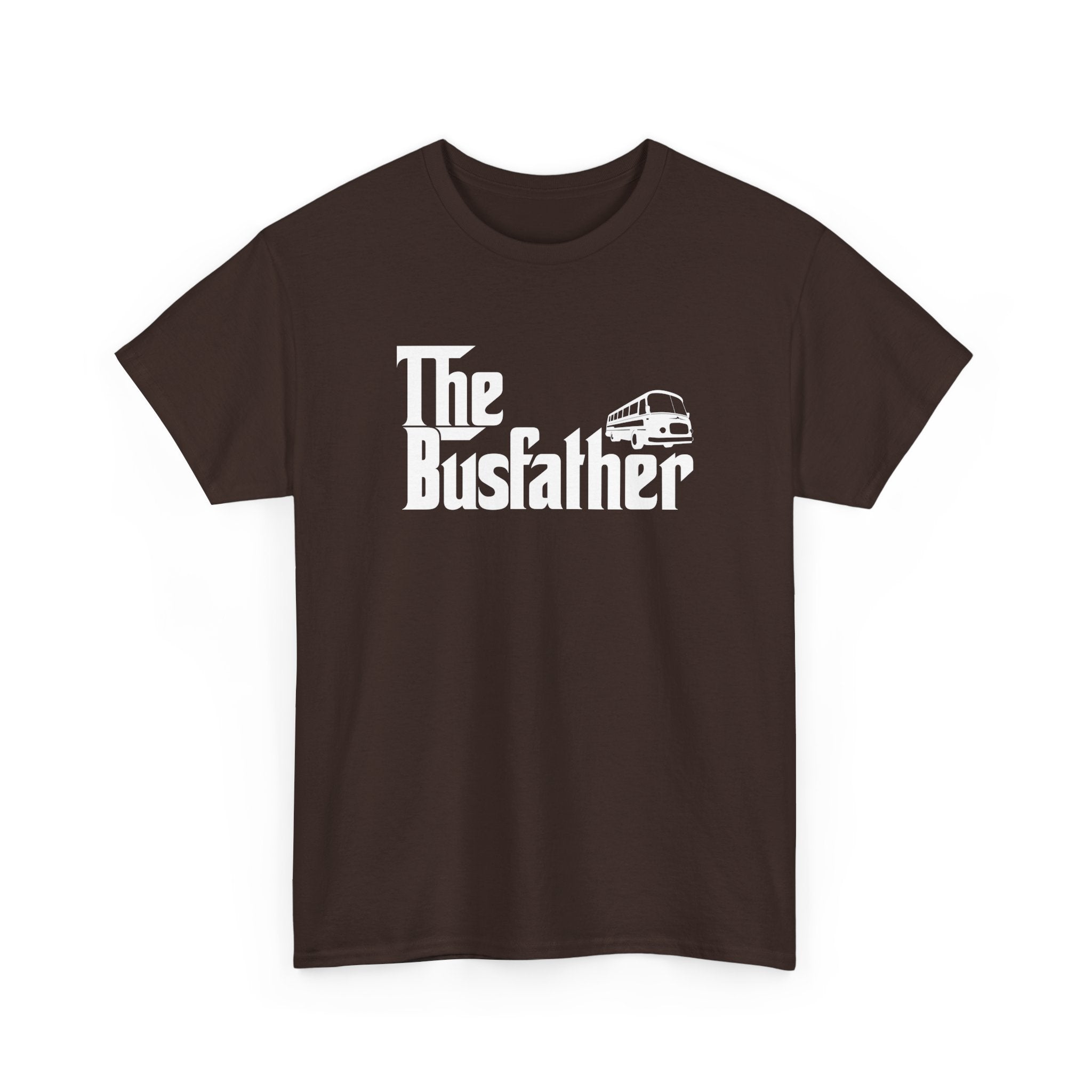Funny Bus Driver Shirt The Busfather Bus Driver Dad Gift - Unisex Regular Crewneck T-Shirt
