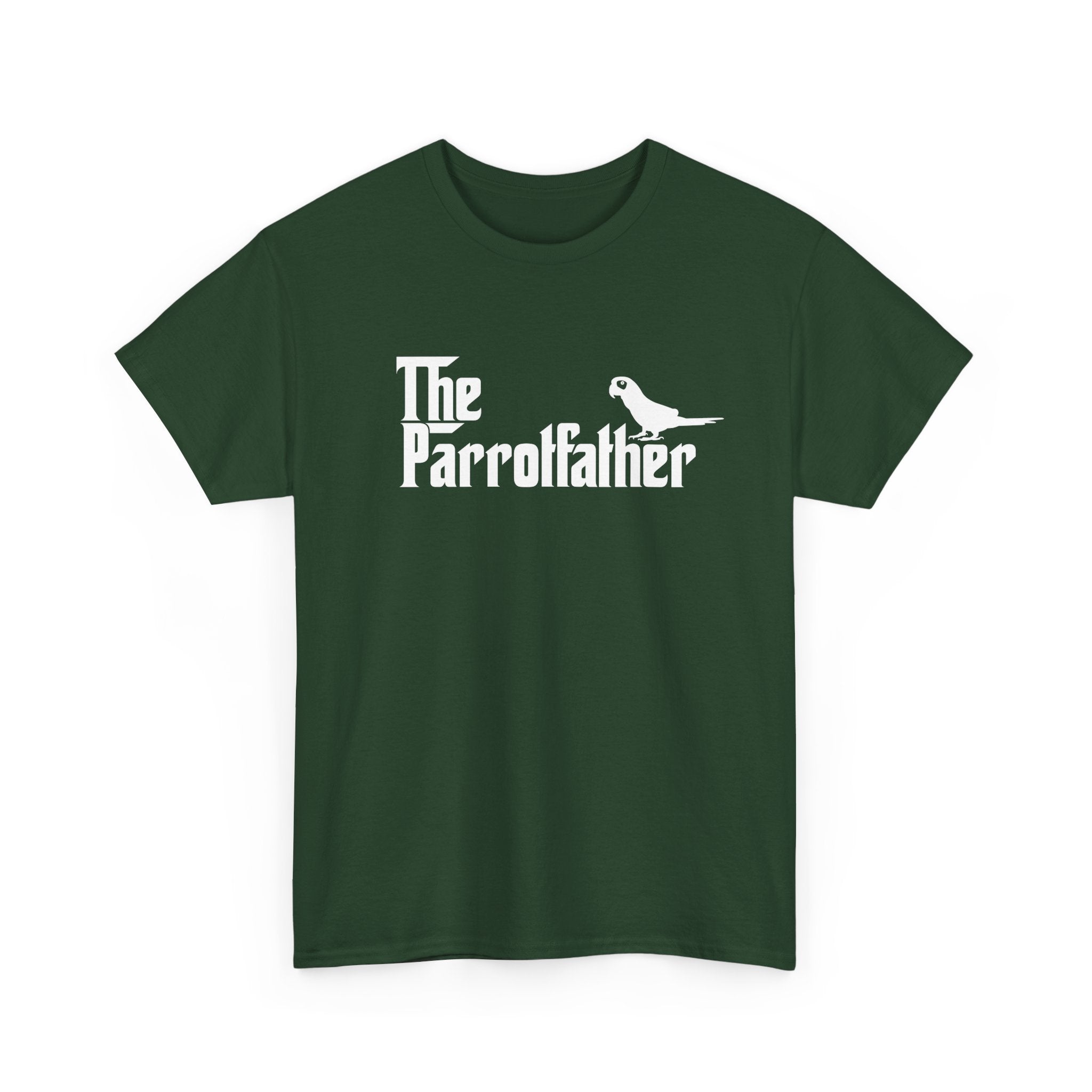 Funny Parrot Shirt The Parrotfather Parrot Dad Gift - Unisex Regular Crewneck T-Shirt