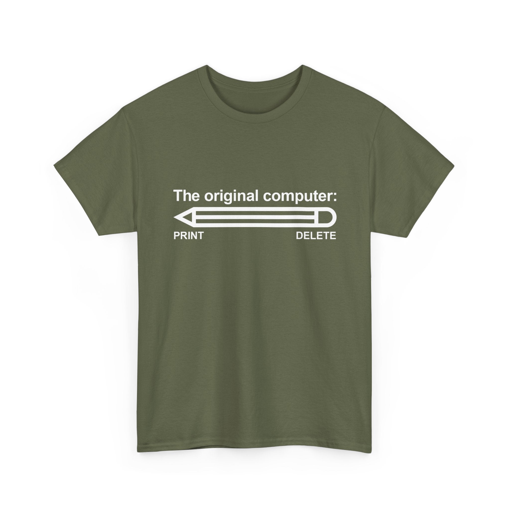 The Original Computer - Nerd Shirt - It Shirt - Unisex Regular Crewneck T-Shirt